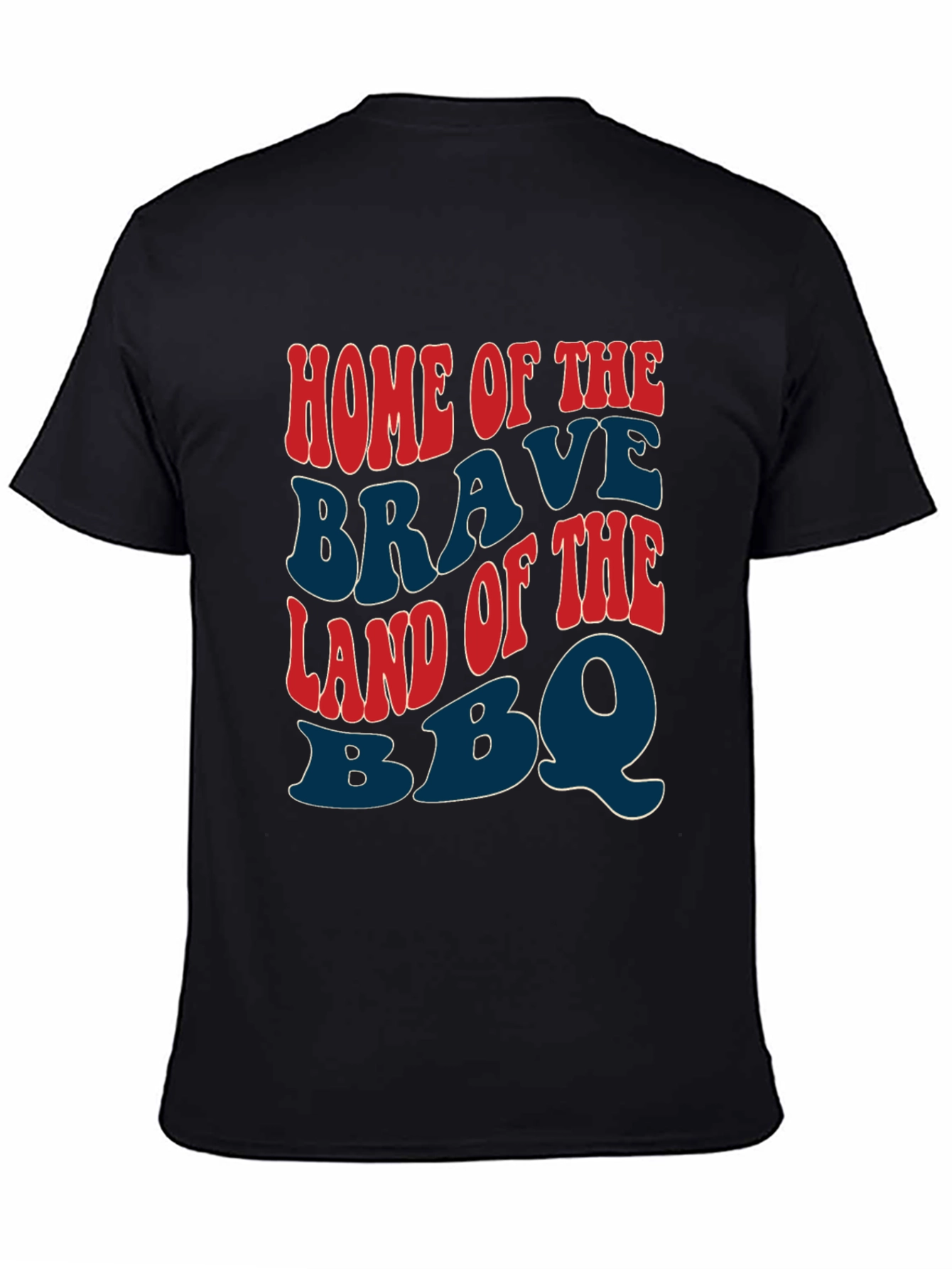 Home of the Brave BBQ Patriotic T-Shirt