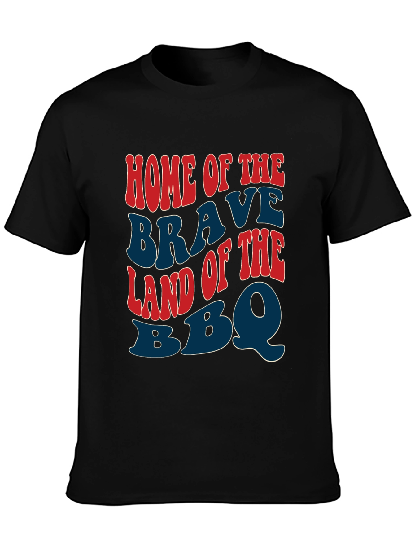 Home of the Brave BBQ Patriotic T-Shirt