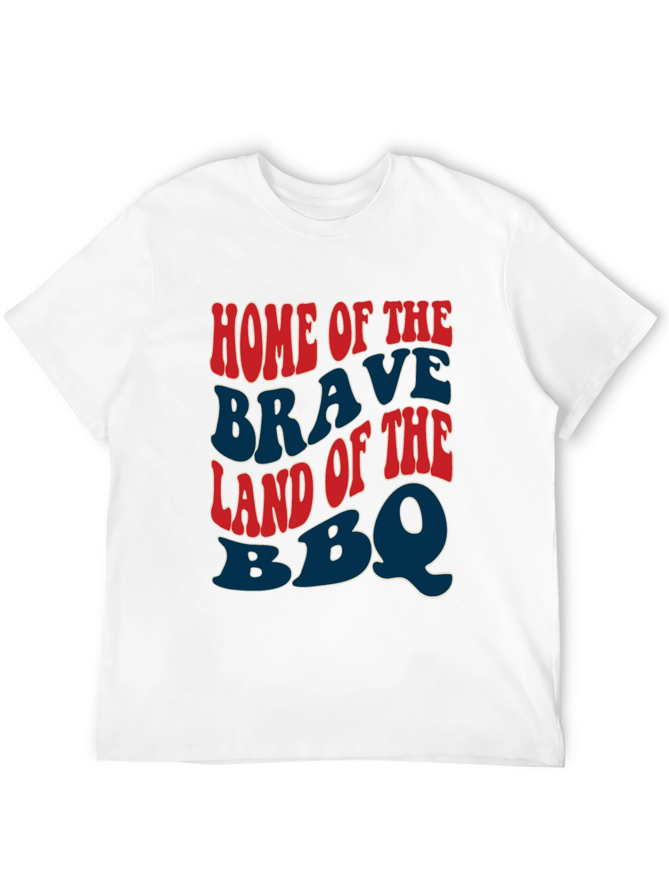 Home of the Brave BBQ Patriotic T-Shirt