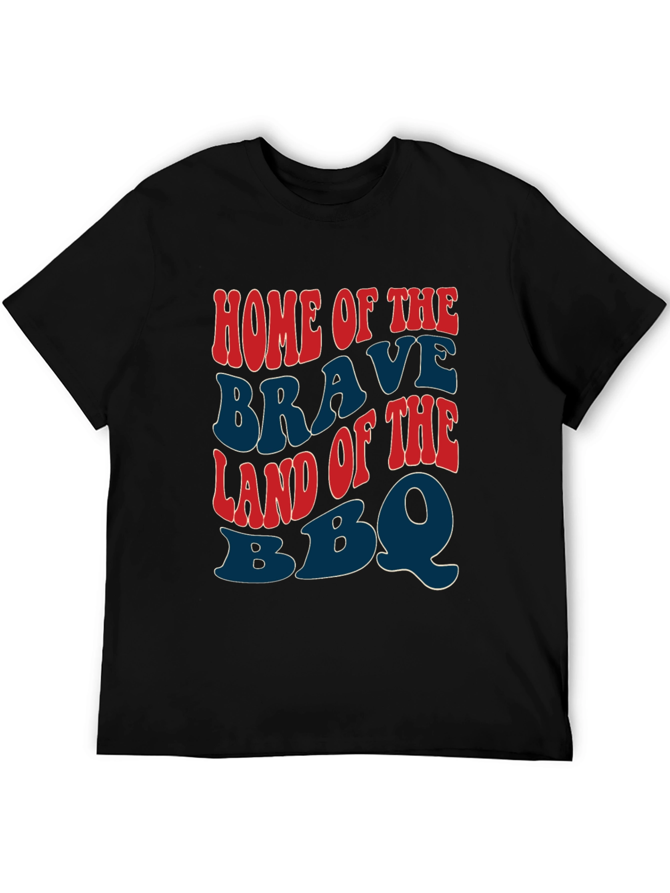 Home of the Brave BBQ Patriotic T-Shirt