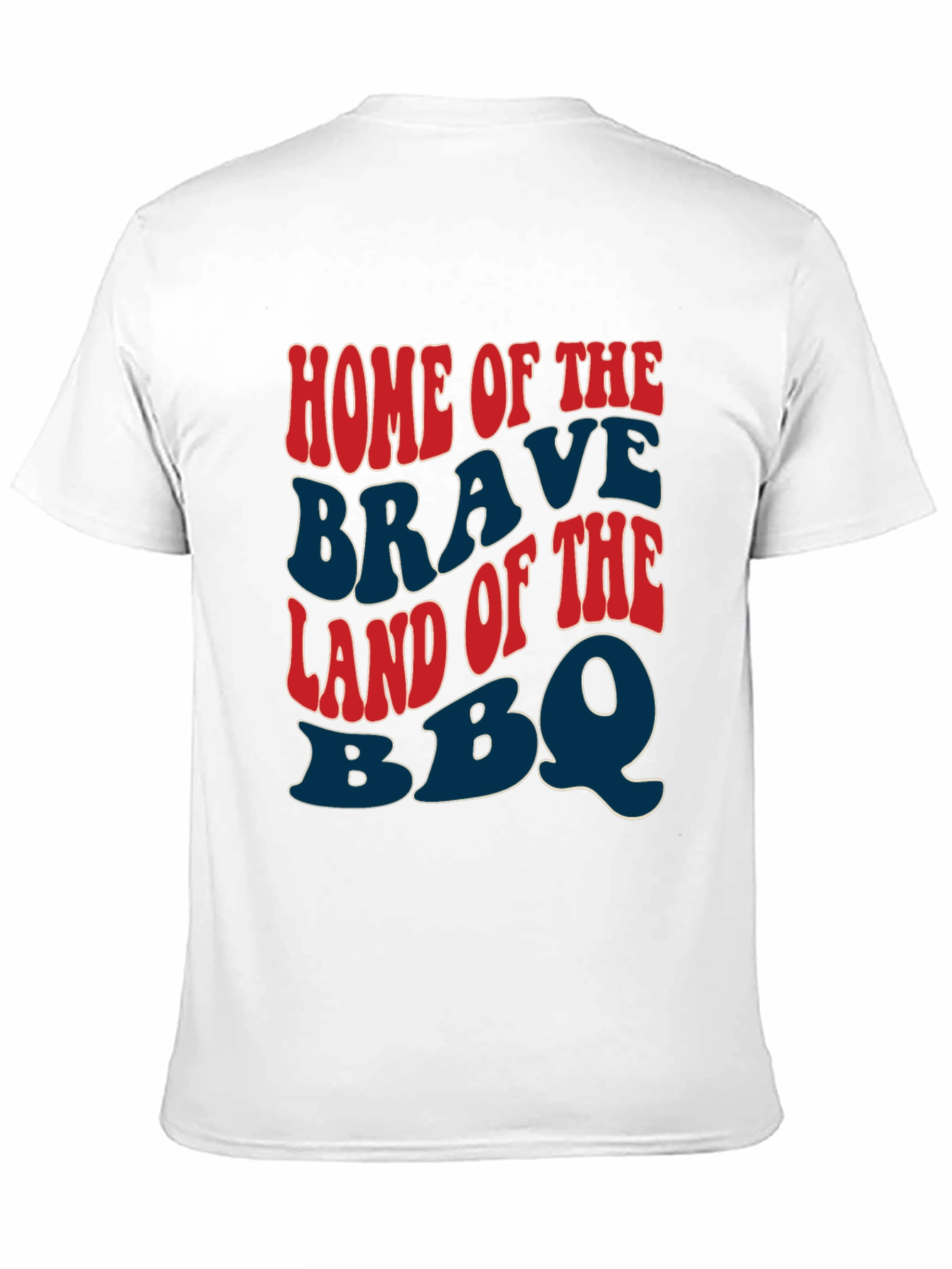 Home of the Brave BBQ Patriotic T-Shirt