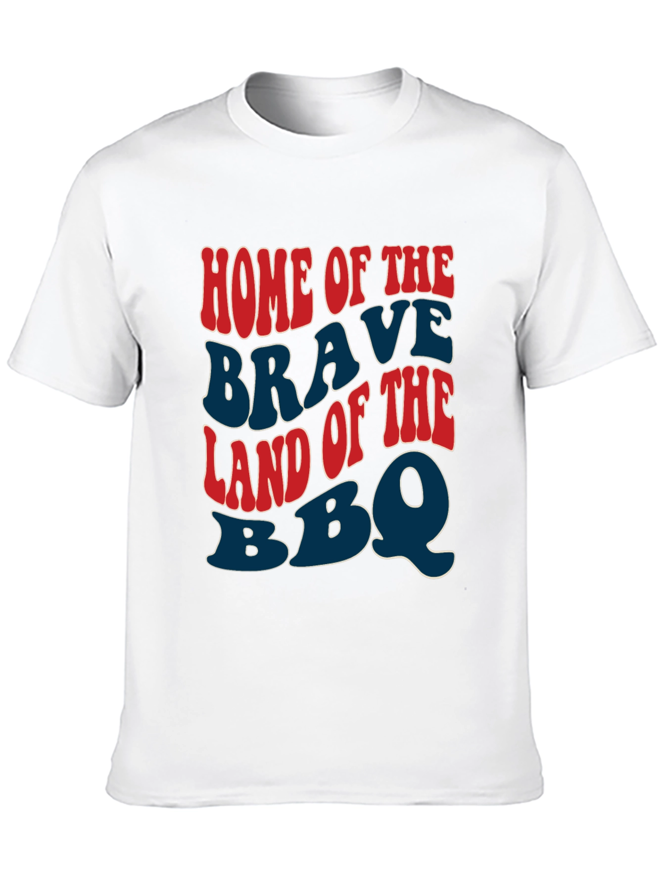 Home of the Brave BBQ Patriotic T-Shirt