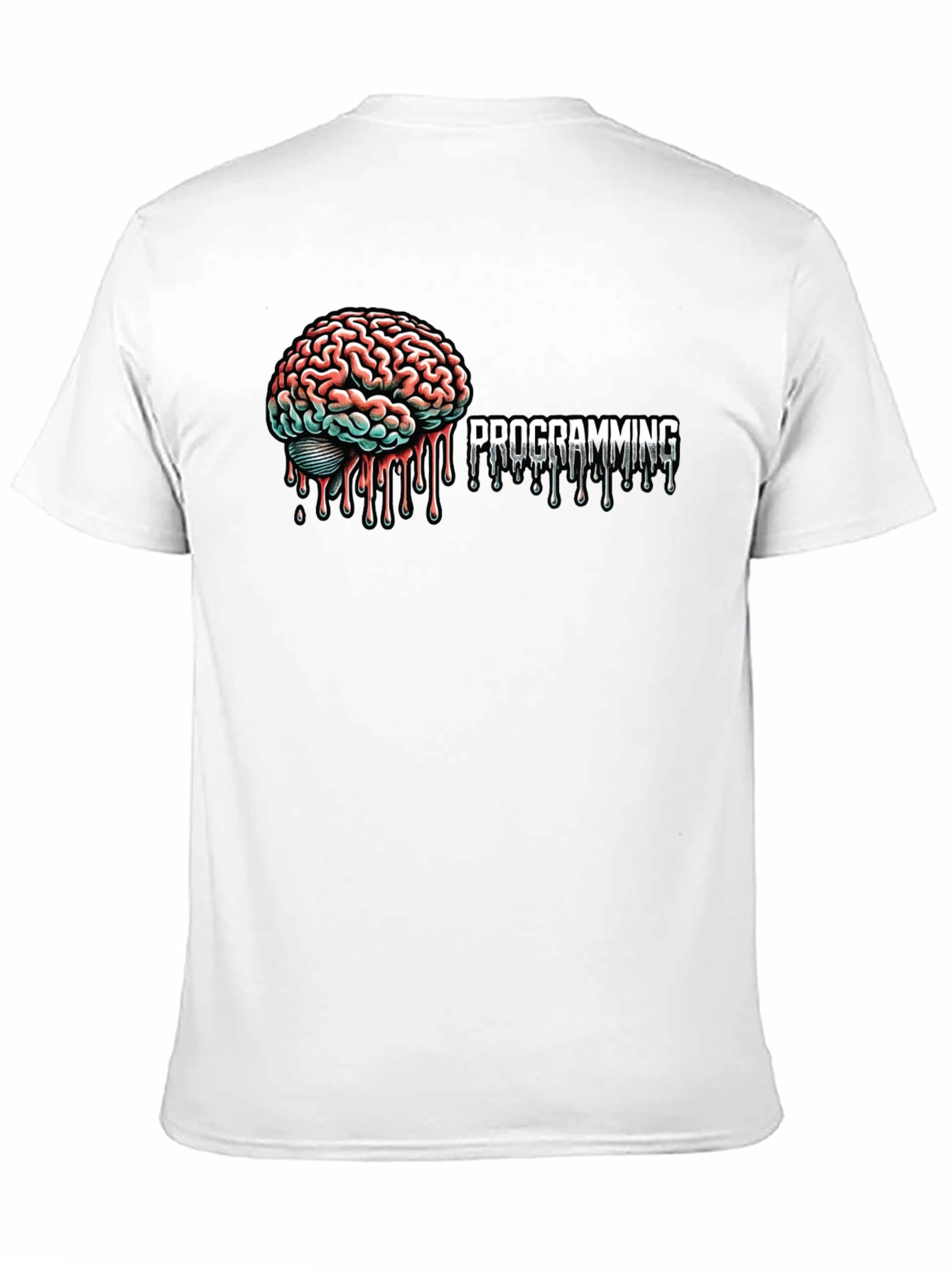 Programming Brain Graphic Tee - Black T-Shirt