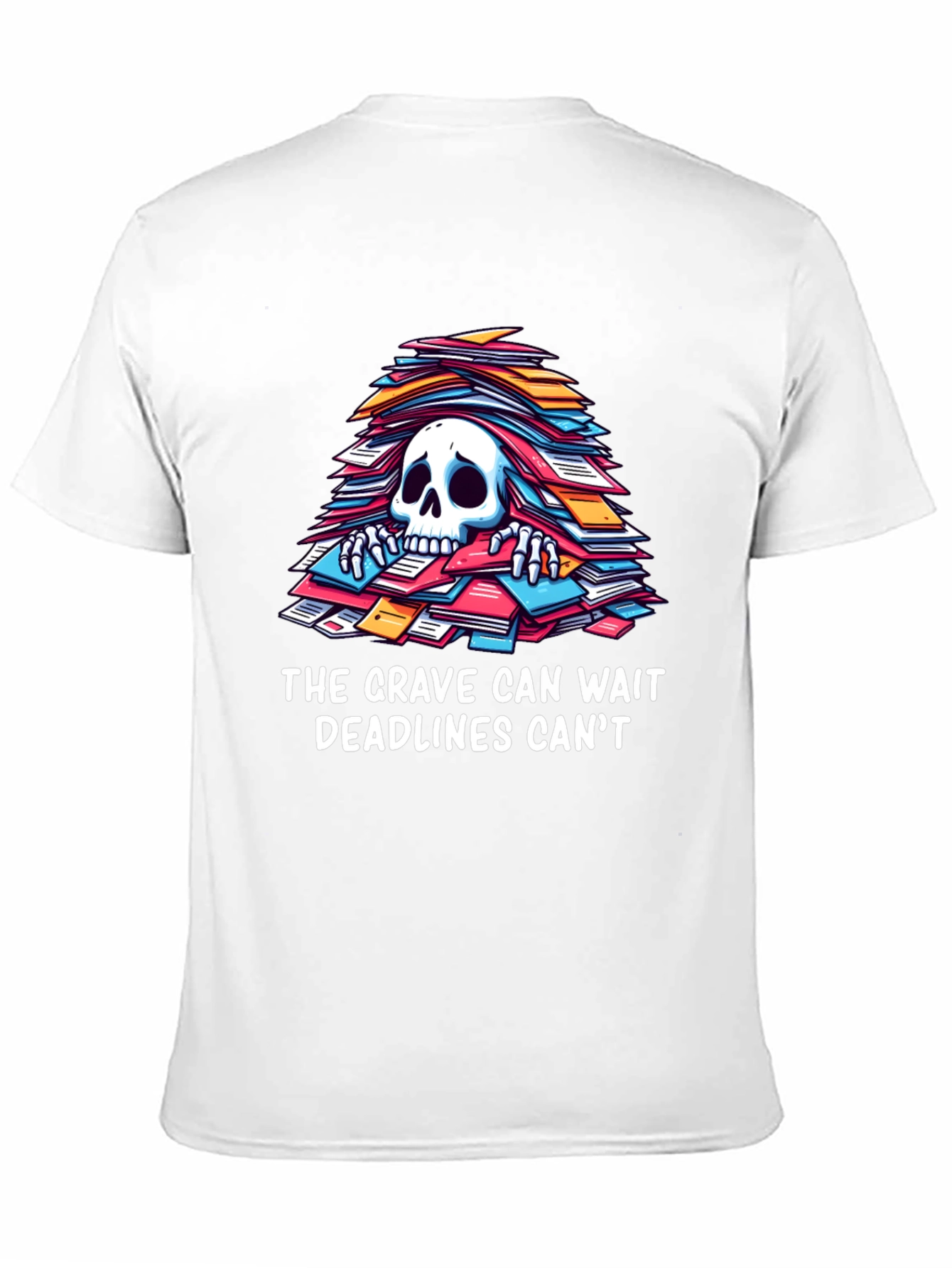 Funny Deadline T-Shirt - Grave Can Wait