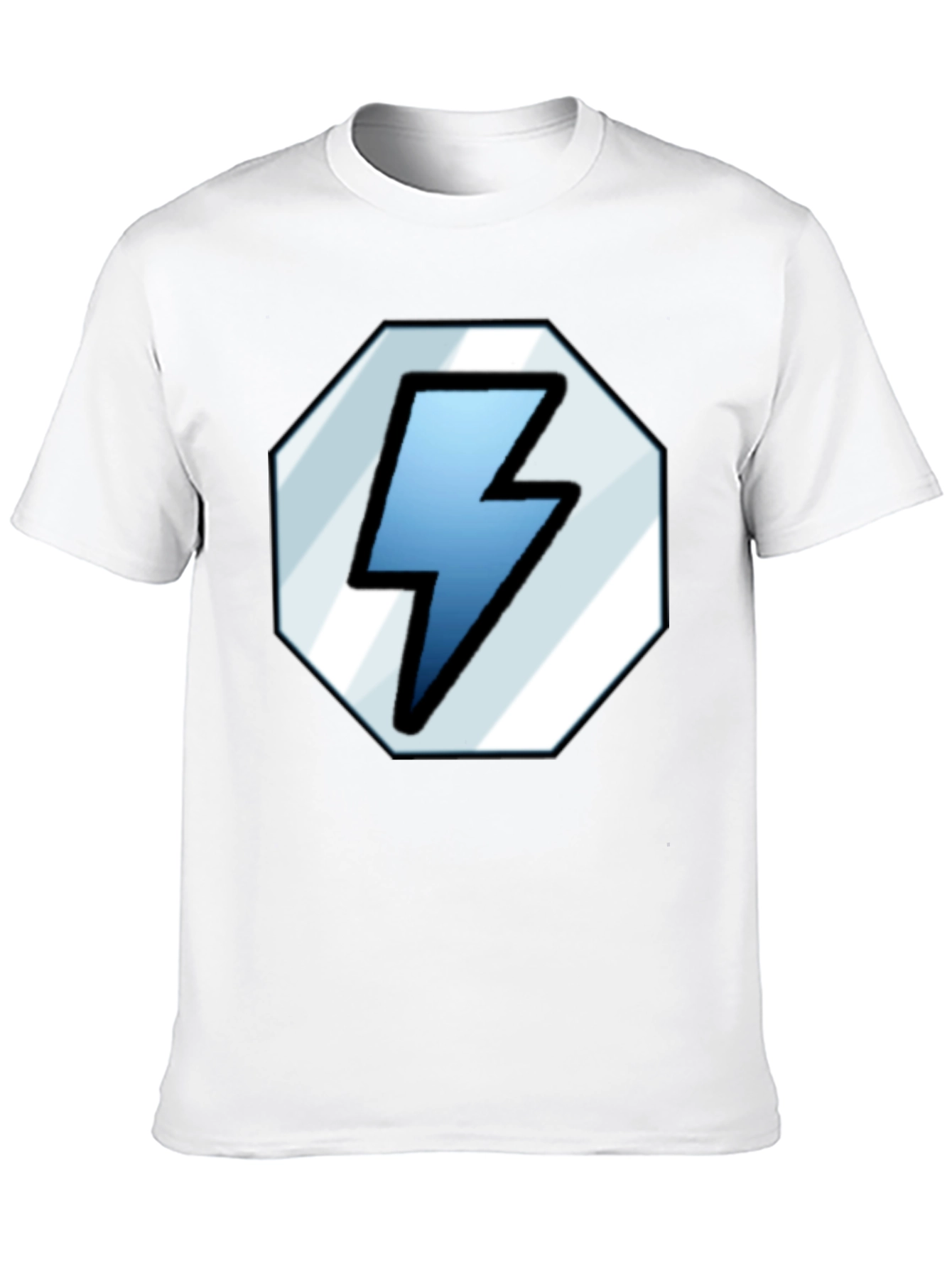 Lightning Bolt Graphic Tee - Classic Black Shirt