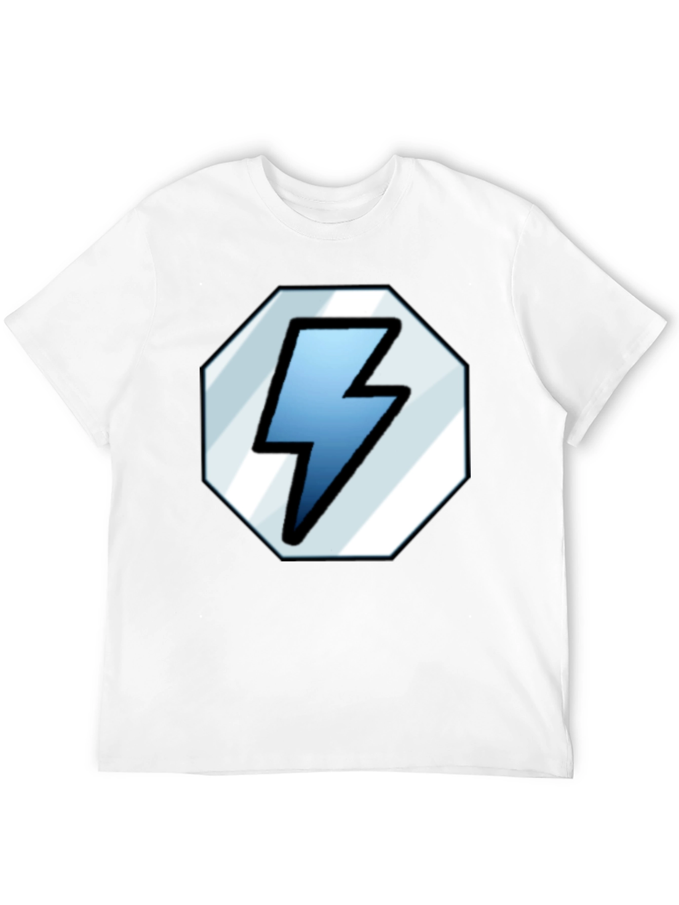 Lightning Bolt Graphic Tee - Classic Black Shirt