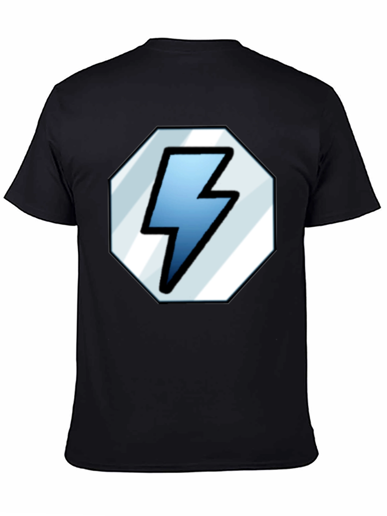 Lightning Bolt Graphic Tee - Classic Black Shirt