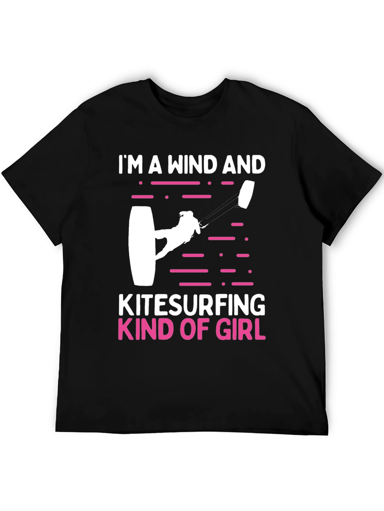 Wind and Kitesurfing Girl T-Shirt