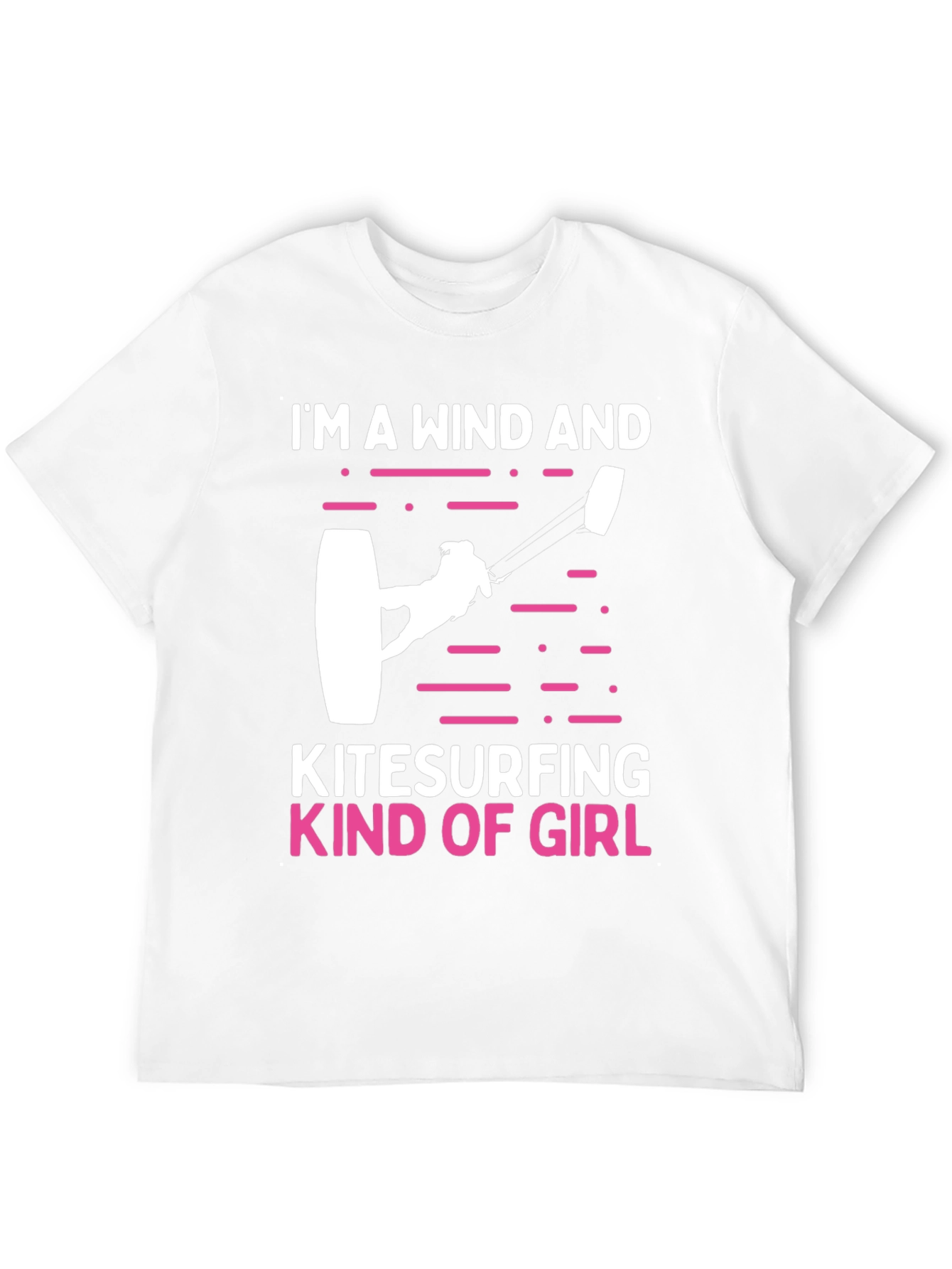 Wind and Kitesurfing Girl T-Shirt