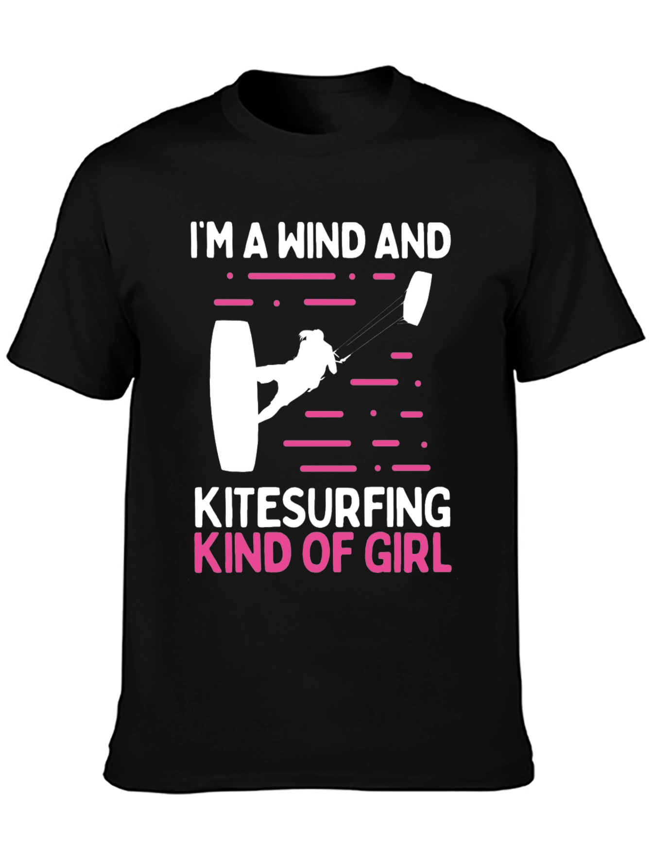 Wind and Kitesurfing Girl T-Shirt