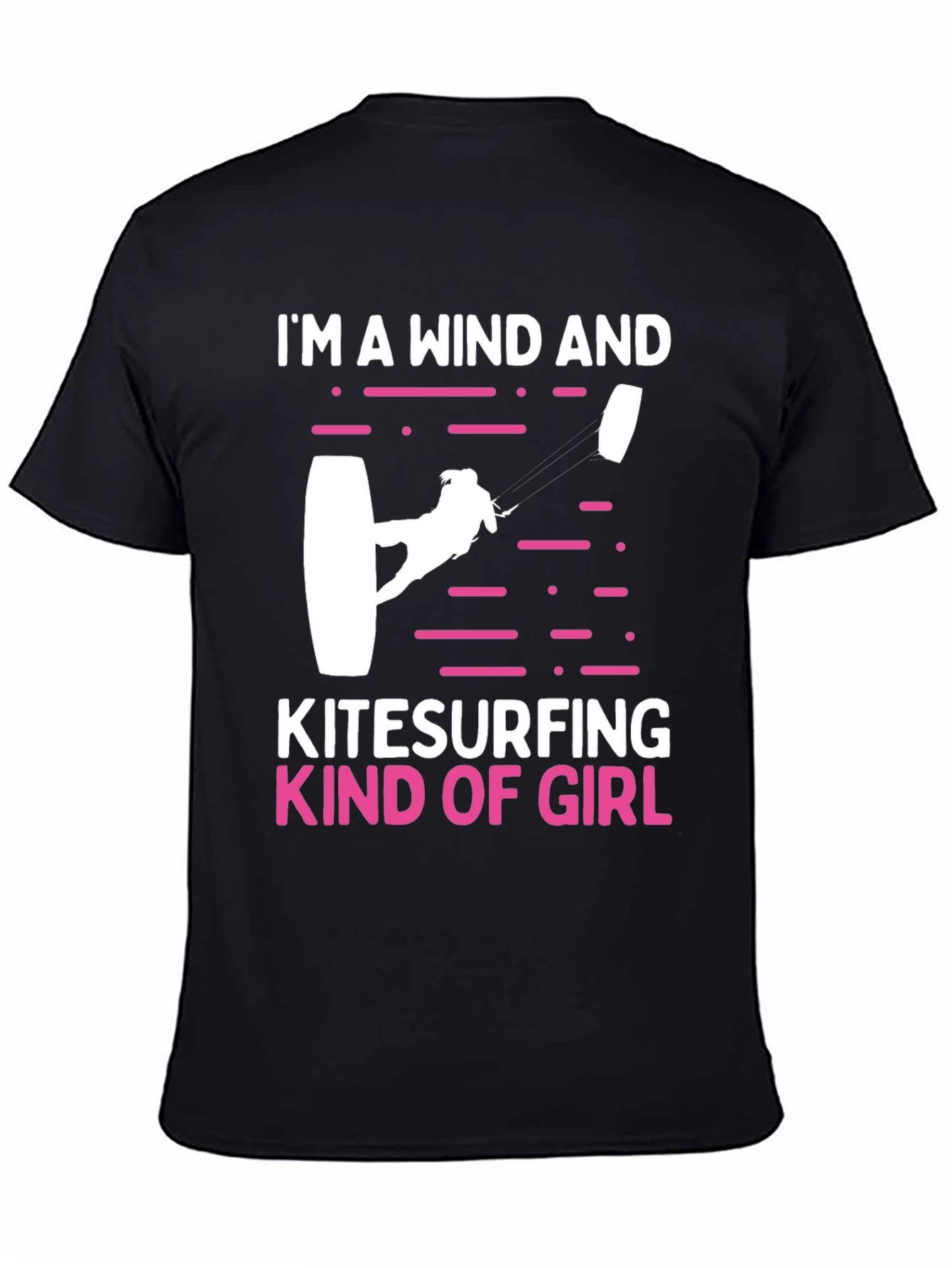Wind and Kitesurfing Girl T-Shirt
