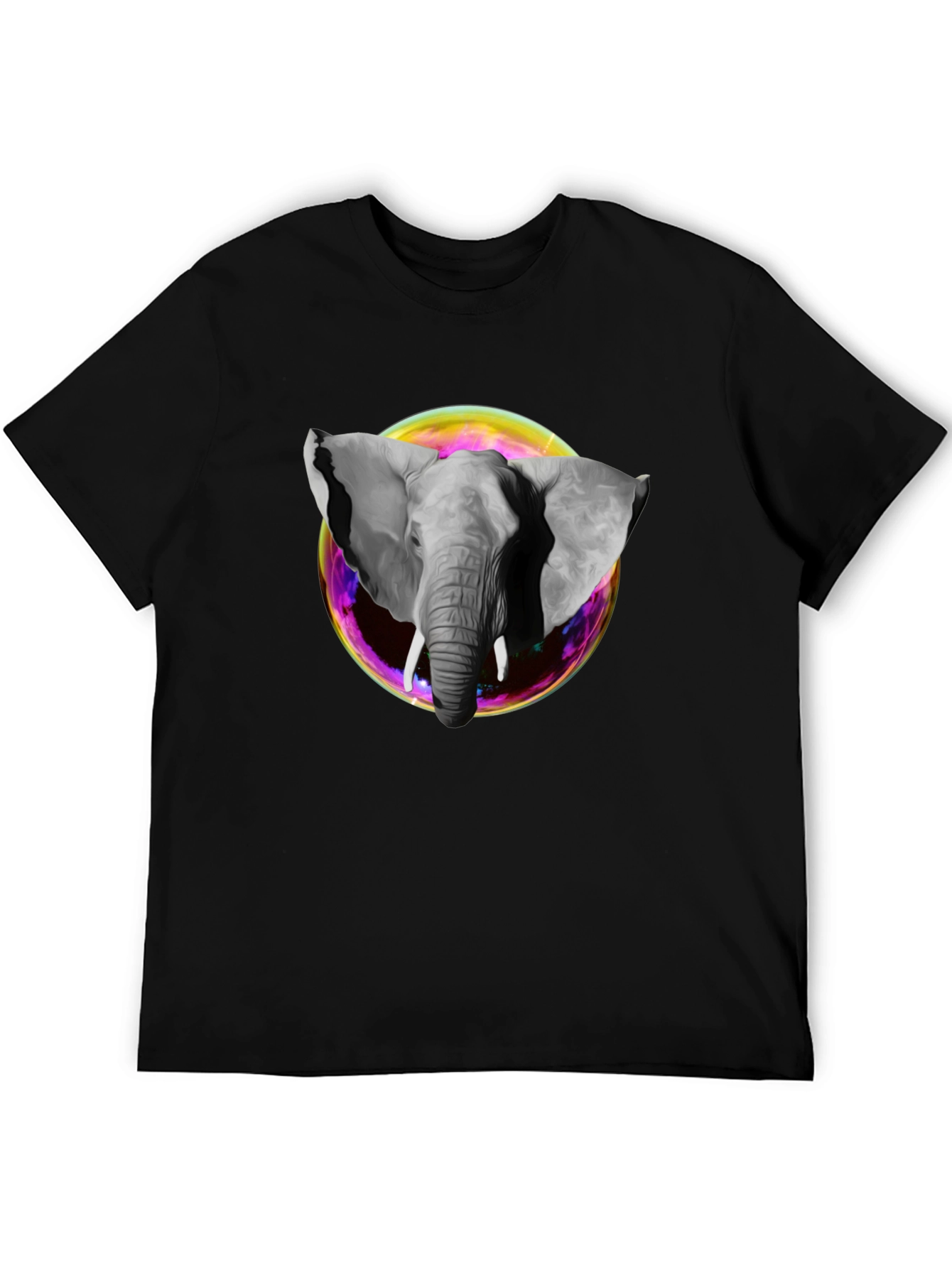 Elephant Bubble Graphic T-Shirt