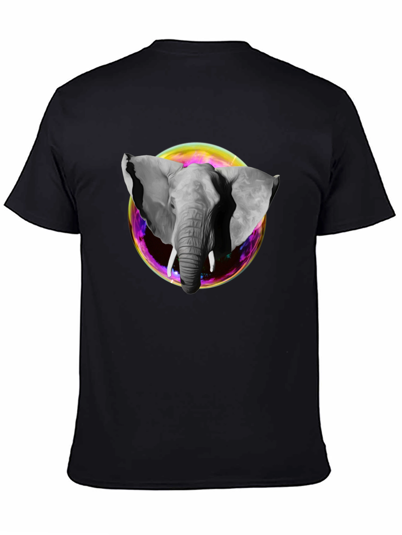 Elephant Bubble Graphic T-Shirt