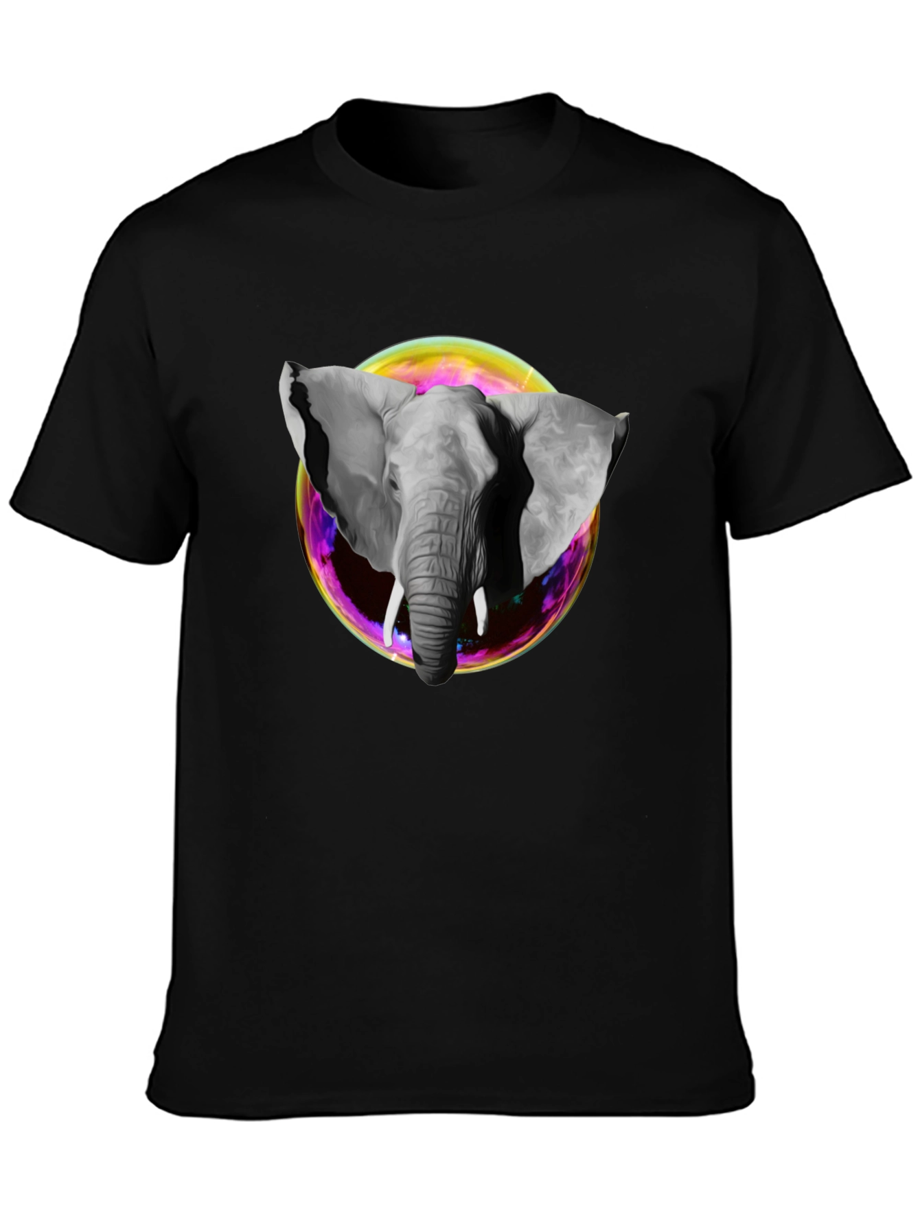 Elephant Bubble Graphic T-Shirt
