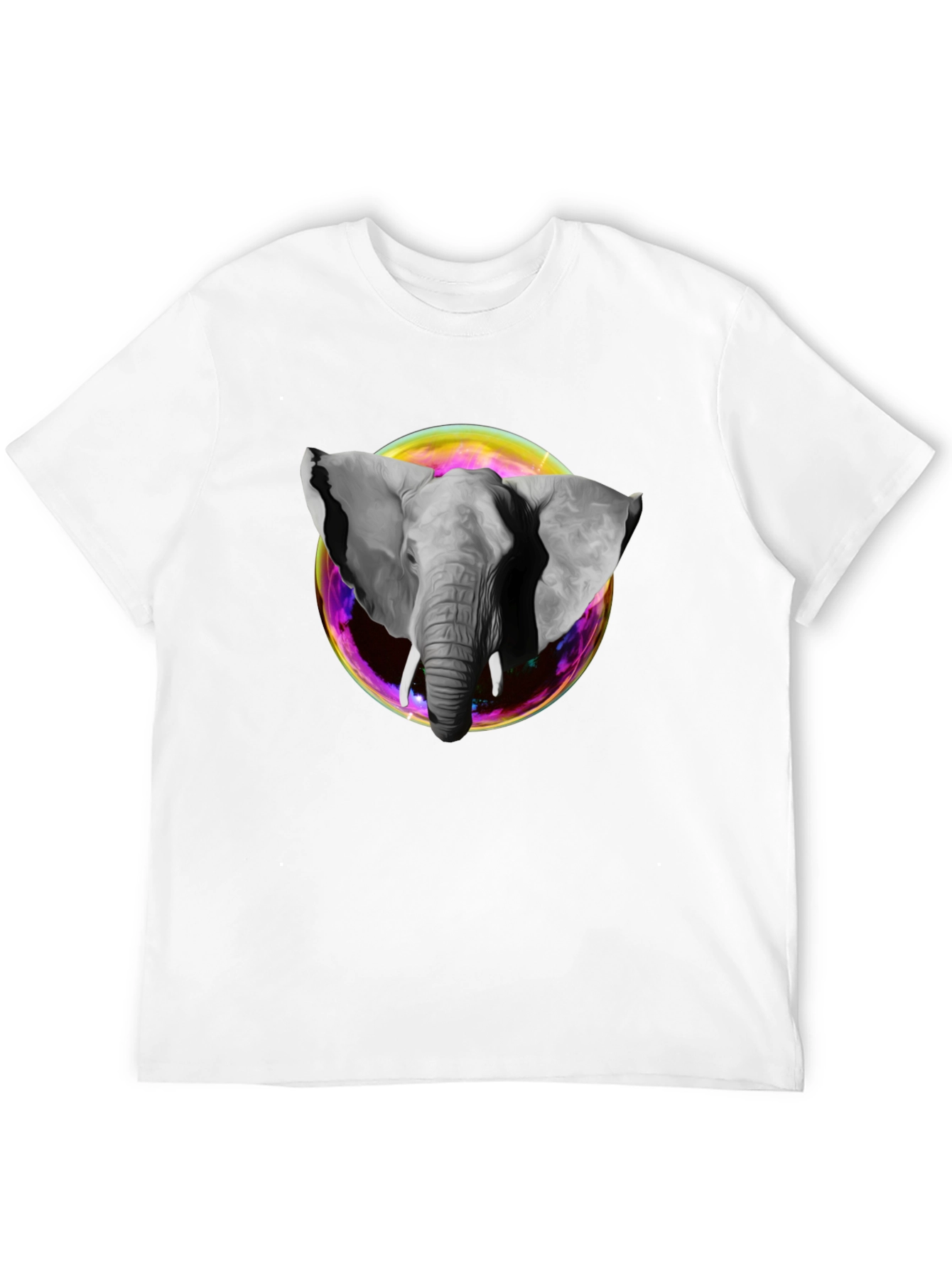 Elephant Bubble Graphic T-Shirt
