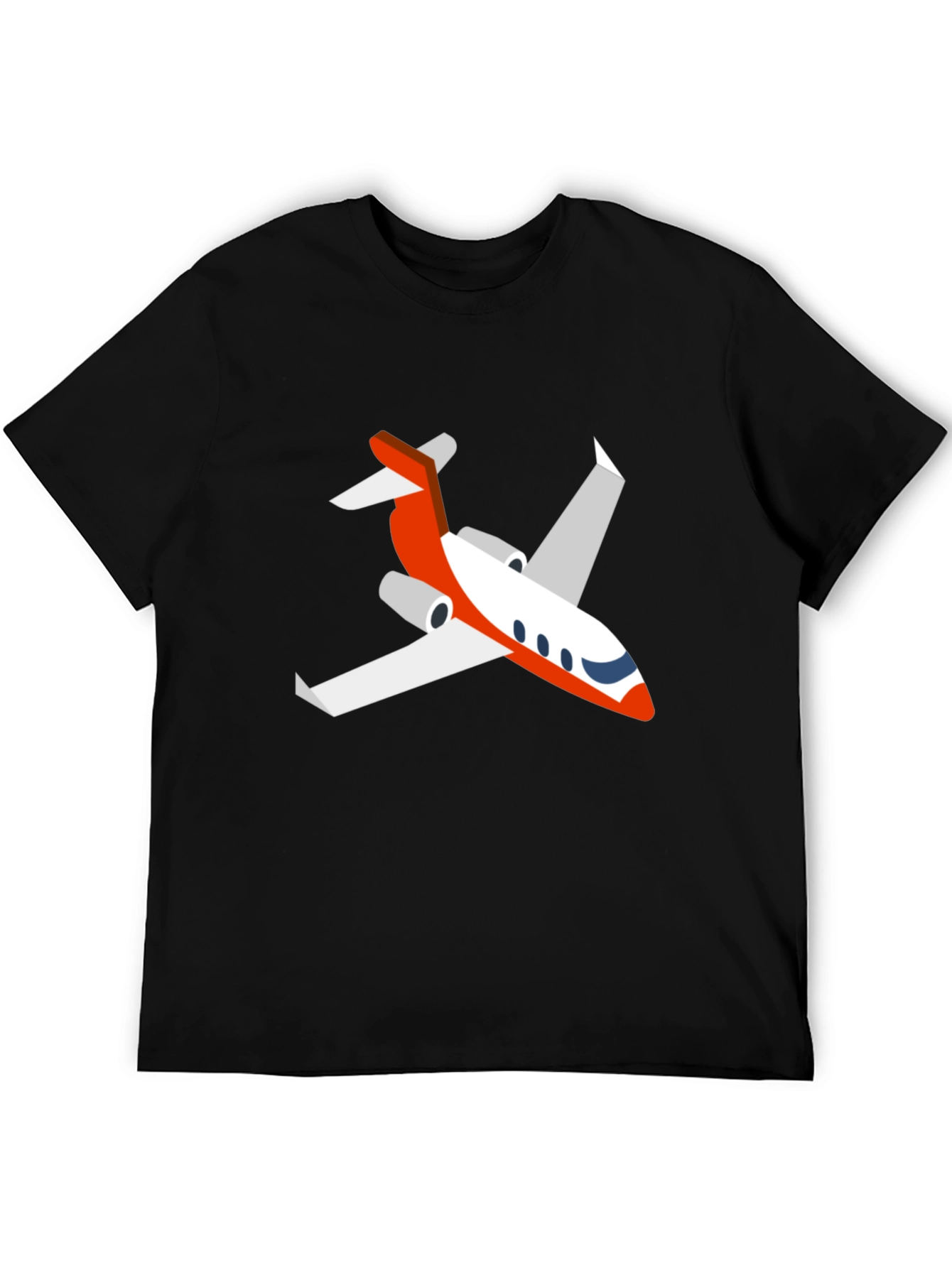 Jet Graphic Tee - Black Stylish T-Shirt