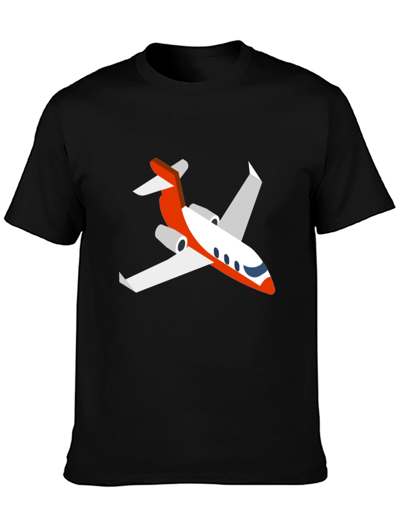 Jet Graphic Tee - Black Stylish T-Shirt