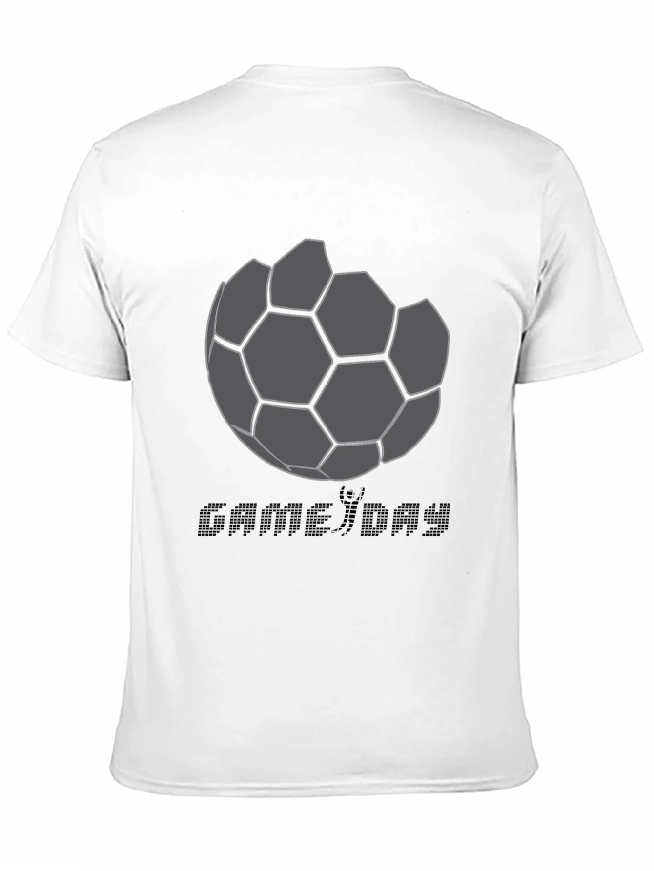 Game Day Soccer Graphic Tee - Black