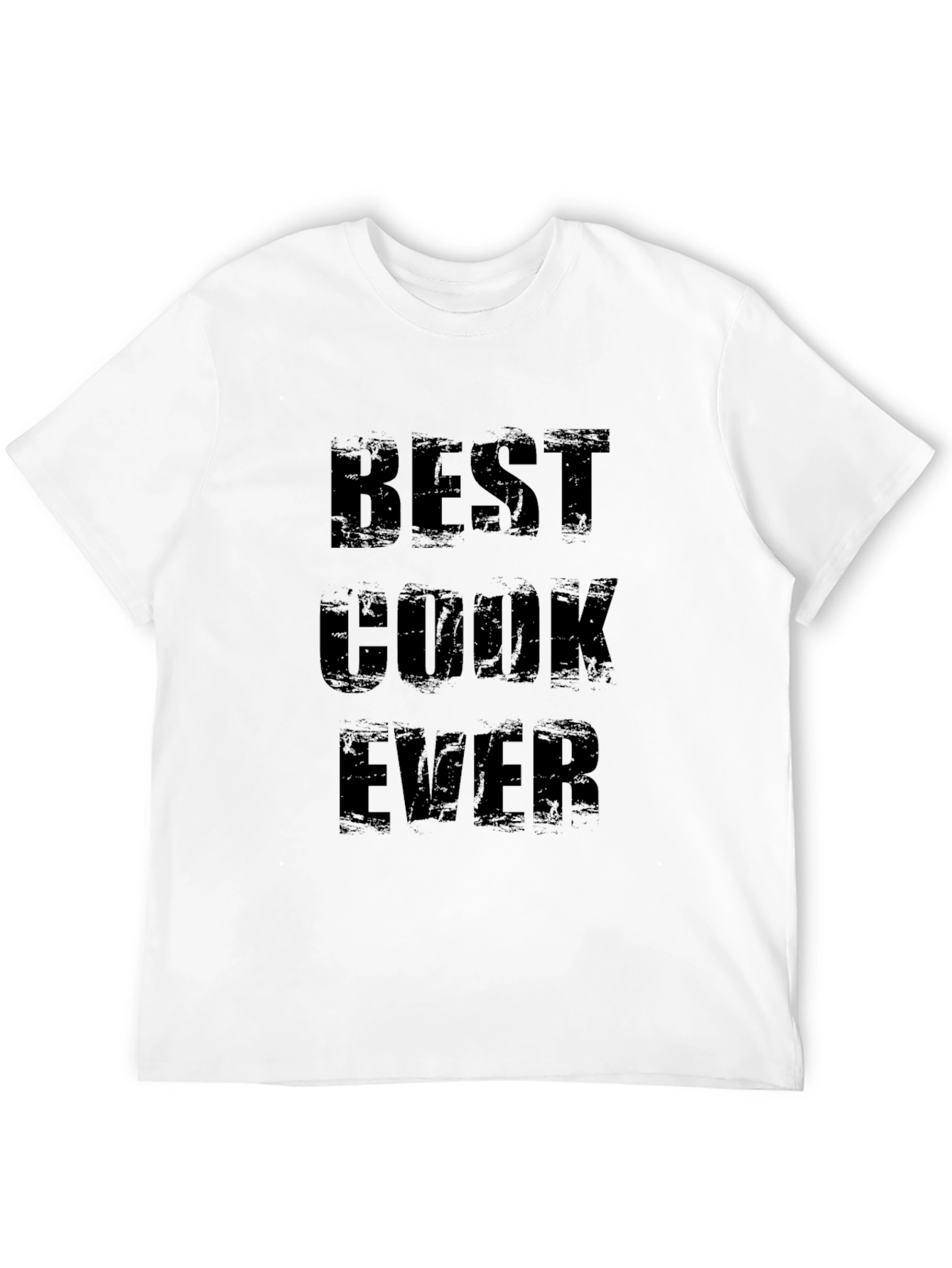 Best Cook Ever Graphic Tee - Black Cotton Shirt