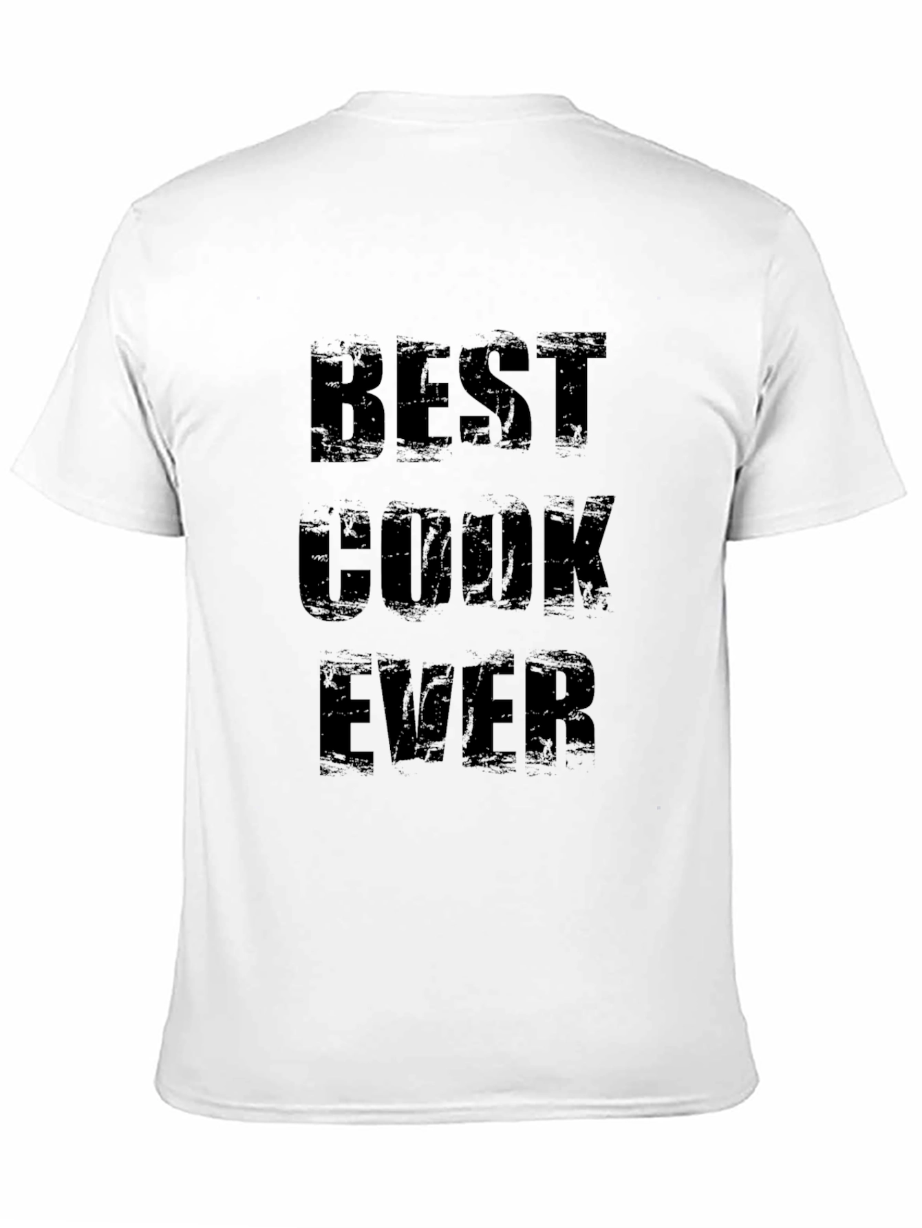 Best Cook Ever Graphic Tee - Black Cotton Shirt