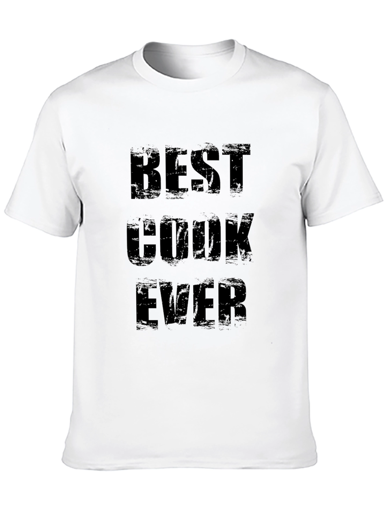 Best Cook Ever Graphic Tee - Black Cotton Shirt