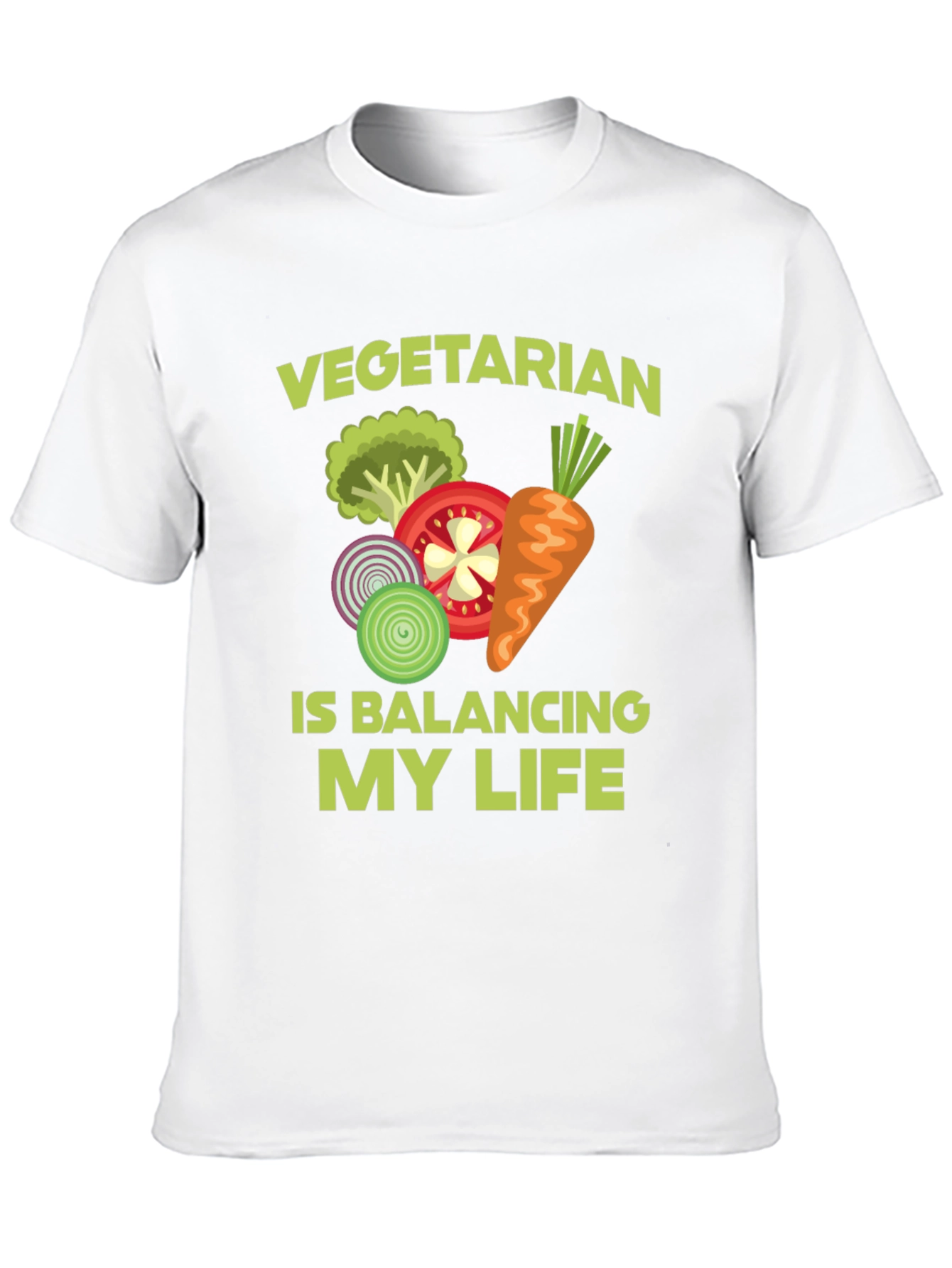 Vegetarian Balancing Act Graphic Tee