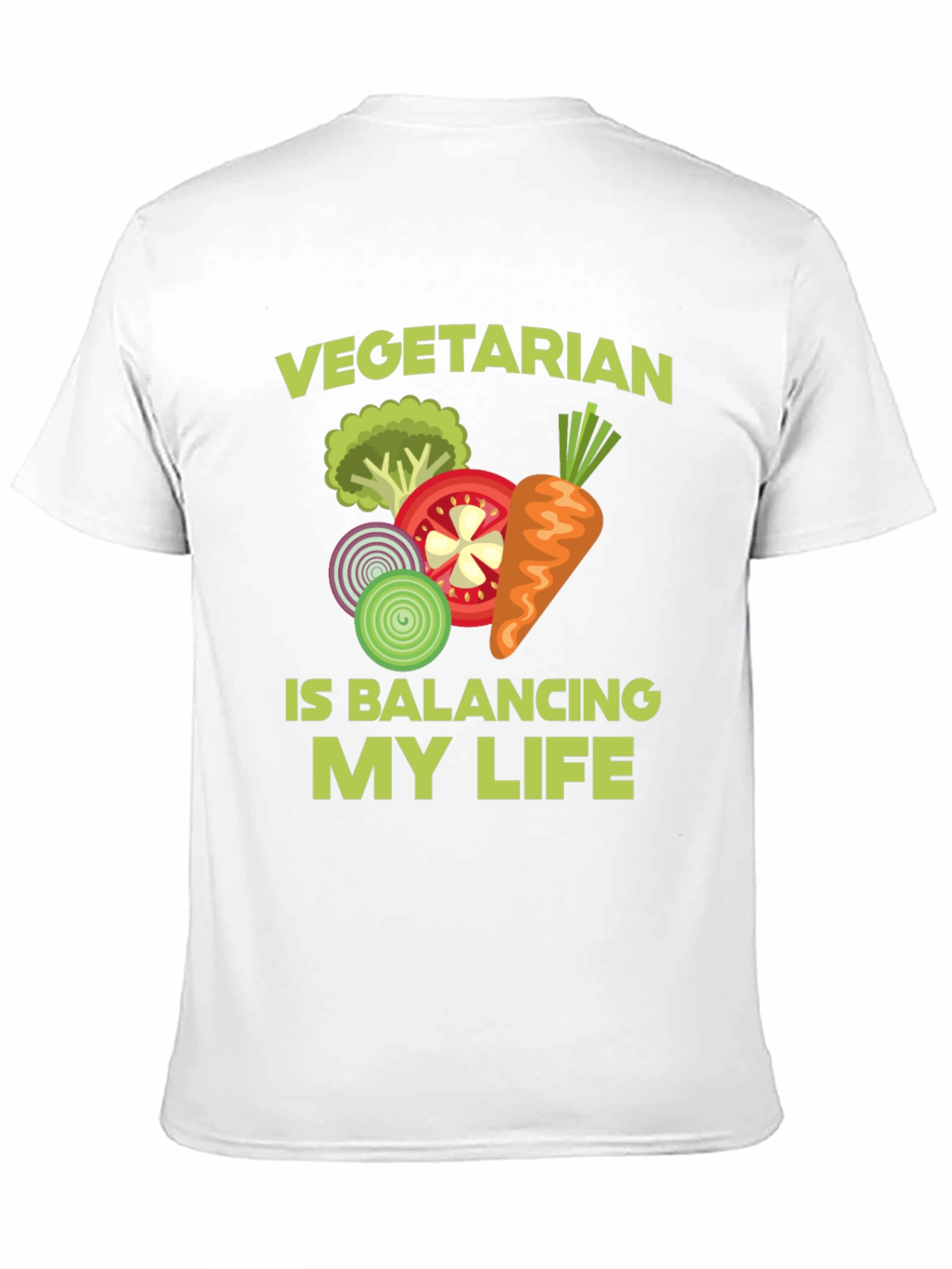 Vegetarian Balancing Act Graphic Tee