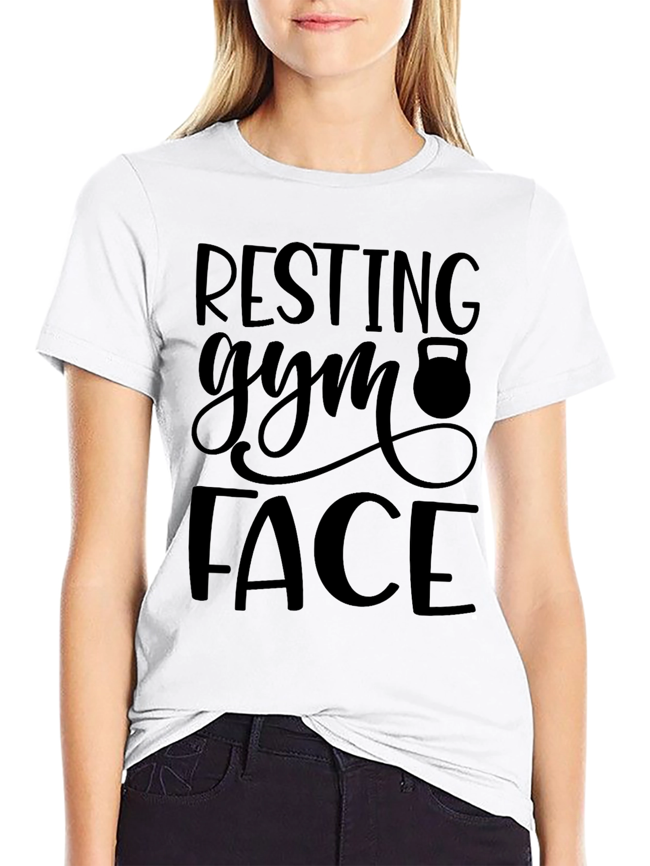Resting Gym Face Graphic Tee