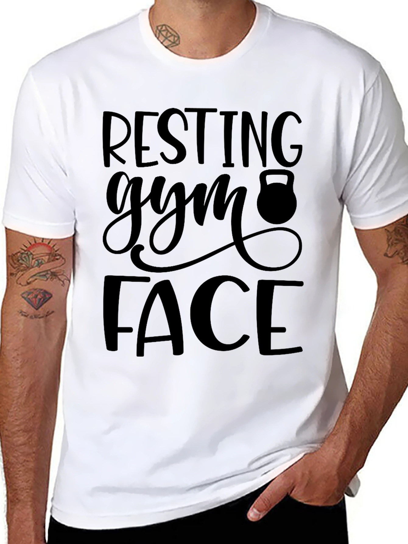 Resting Gym Face Graphic Tee