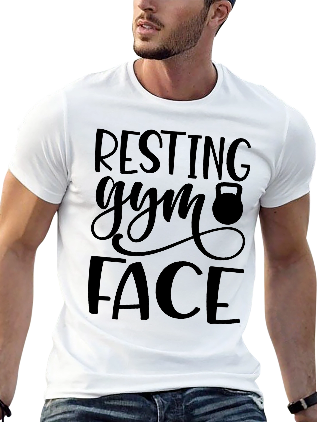 Resting Gym Face Graphic Tee
