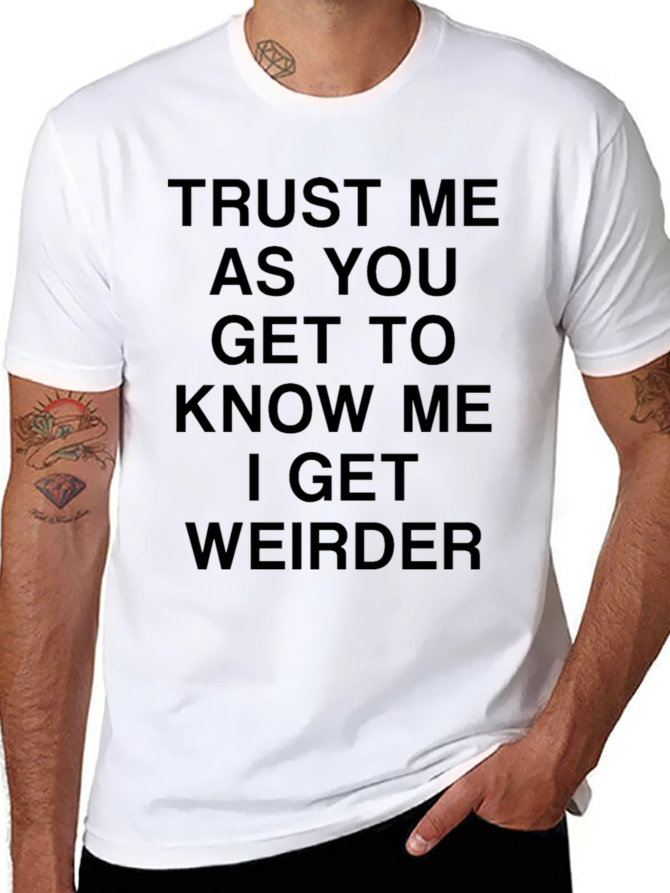Funny I Get Weirder Graphic Tee