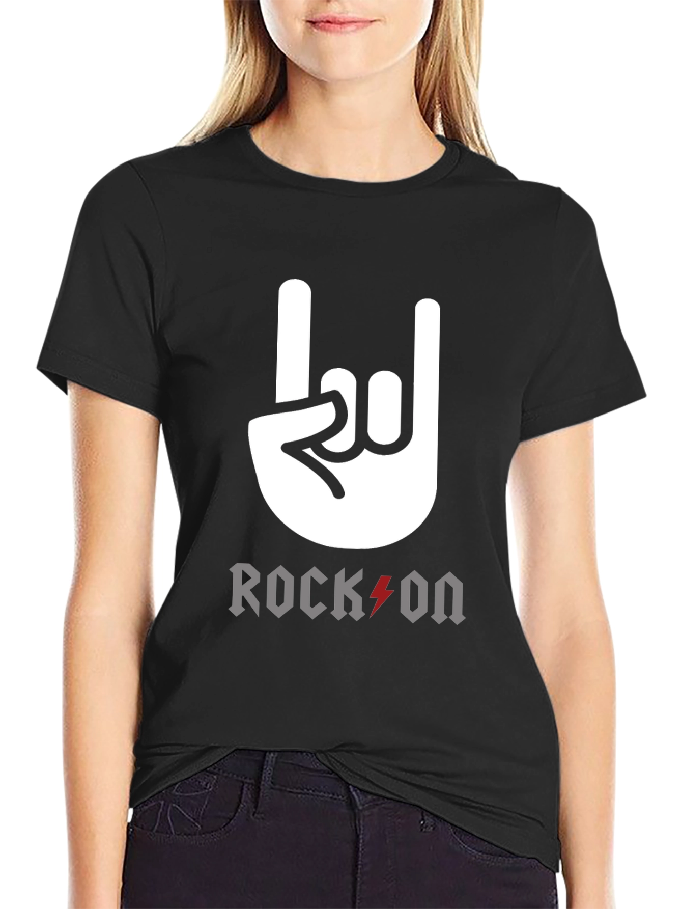 Rock On T-Shirt - Metal Hand Sign Tee