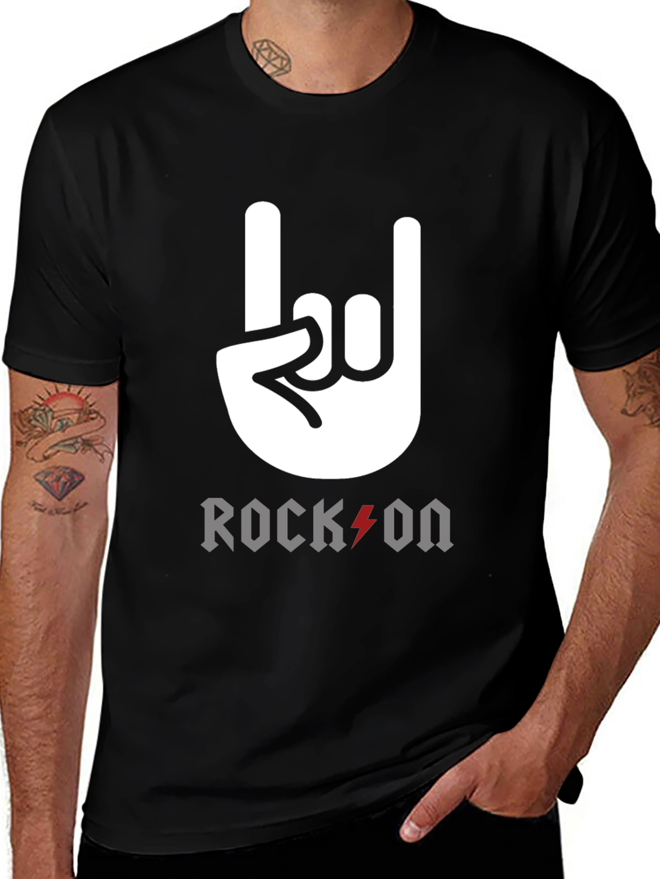 Rock On T-Shirt - Metal Hand Sign Tee