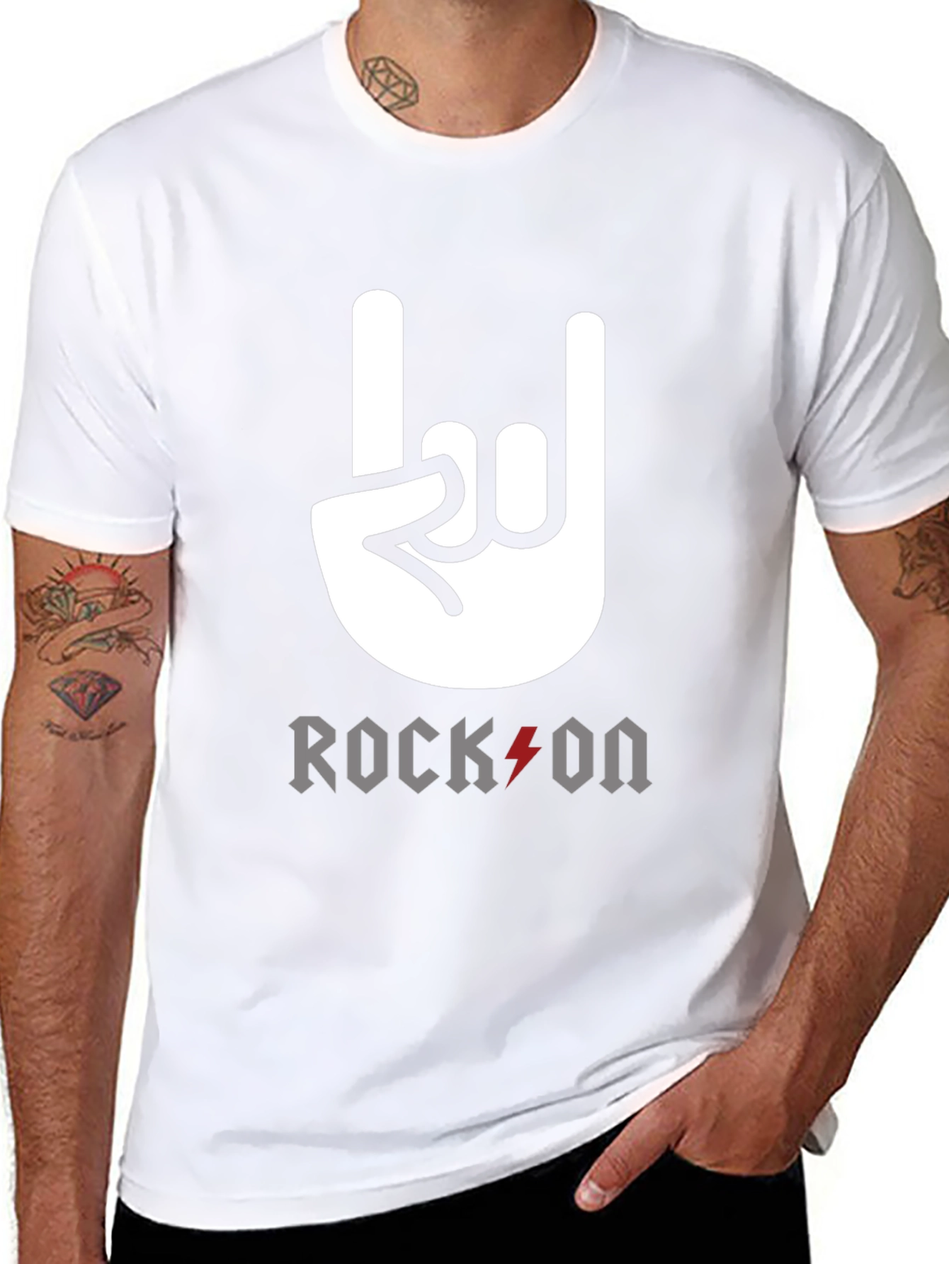 Rock On T-Shirt - Metal Hand Sign Tee