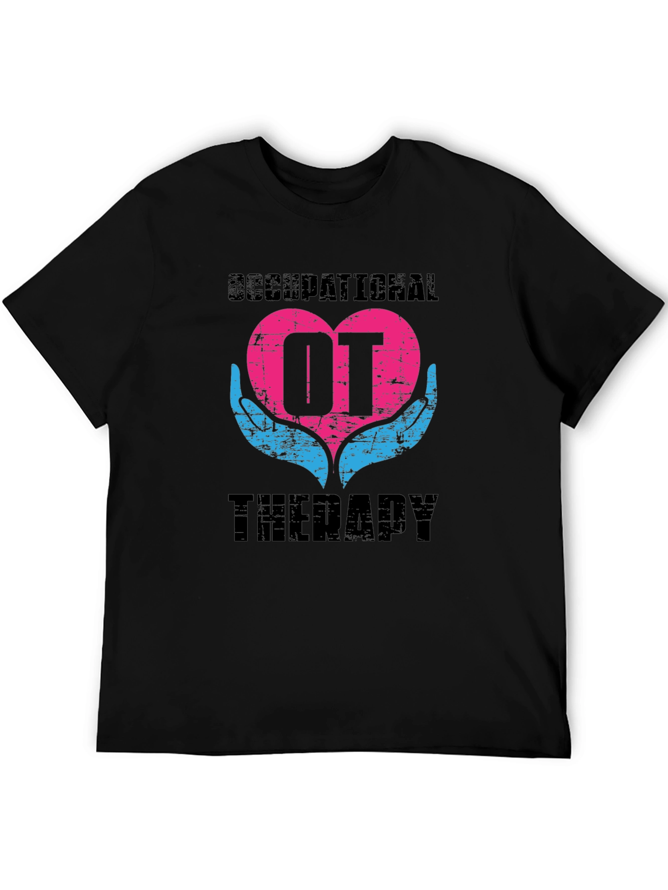 Occupational Therapy OT Heart Hands Graphic Tee