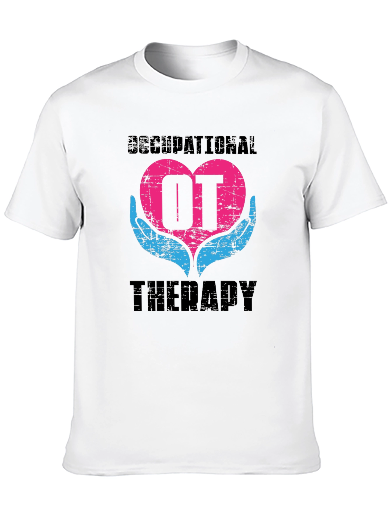 Occupational Therapy OT Heart Hands Graphic Tee