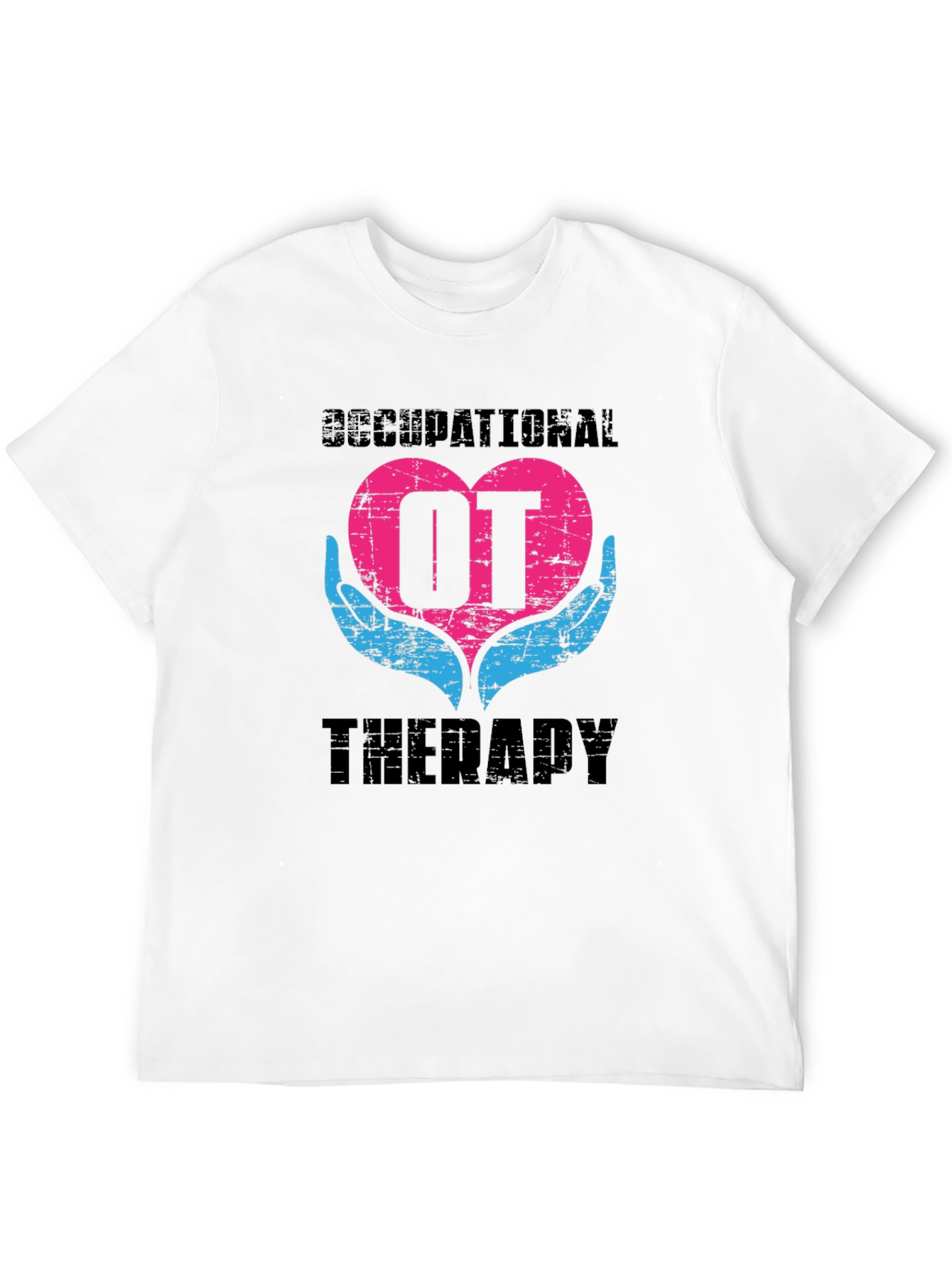 Occupational Therapy OT Heart Hands Graphic Tee