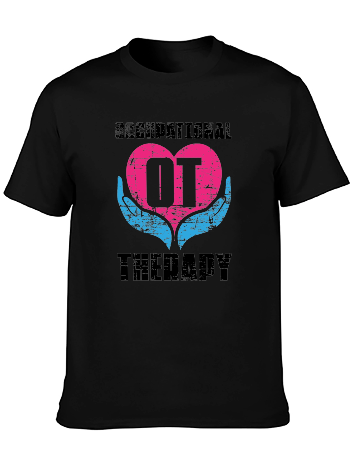 Occupational Therapy OT Heart Hands Graphic Tee
