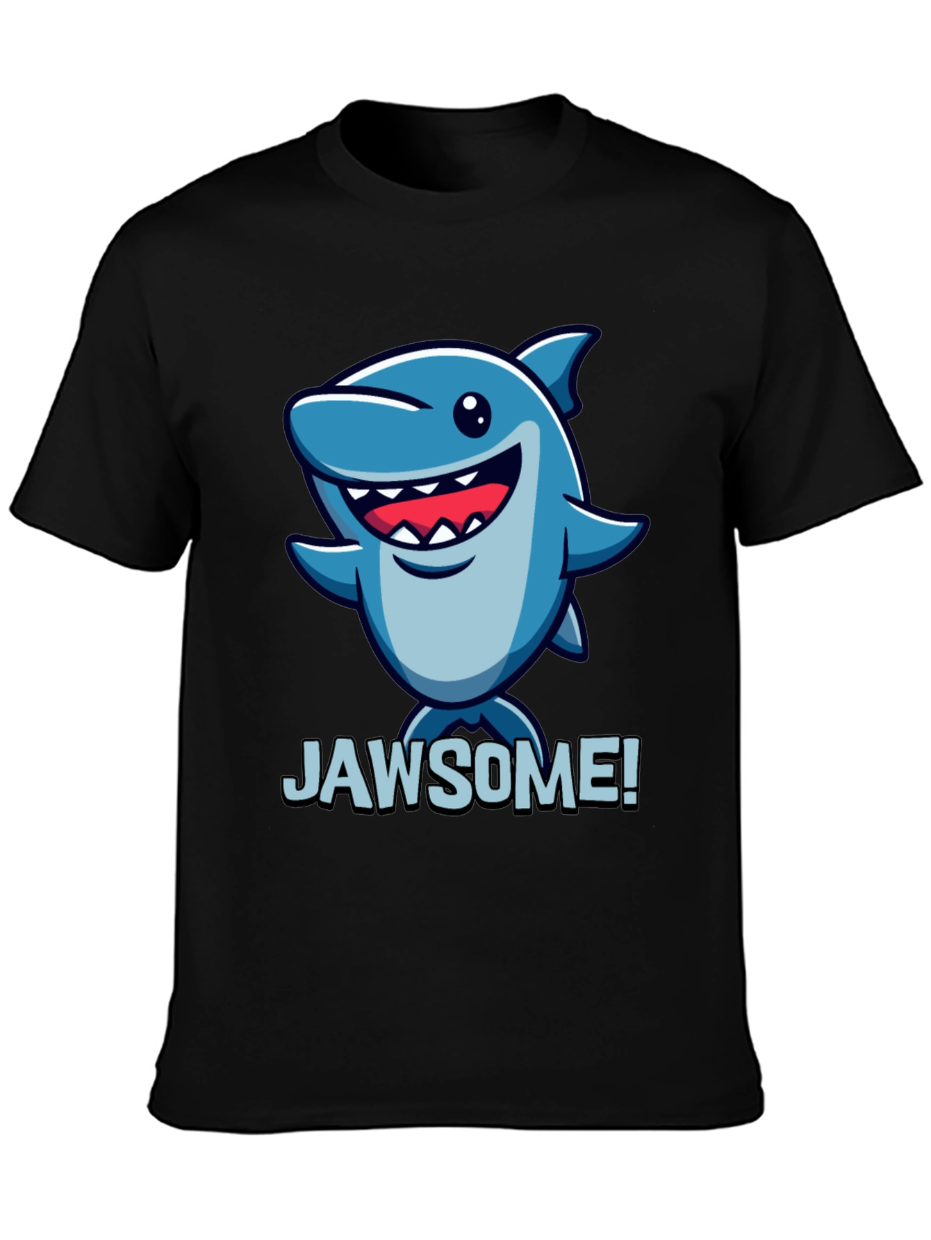 Jawsome Shark Graphic Tee - Black