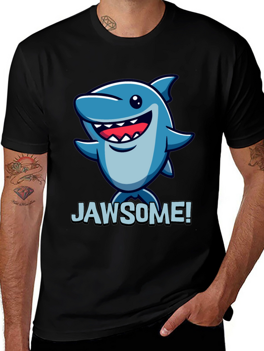 Jawsome Shark Graphic Tee - Black