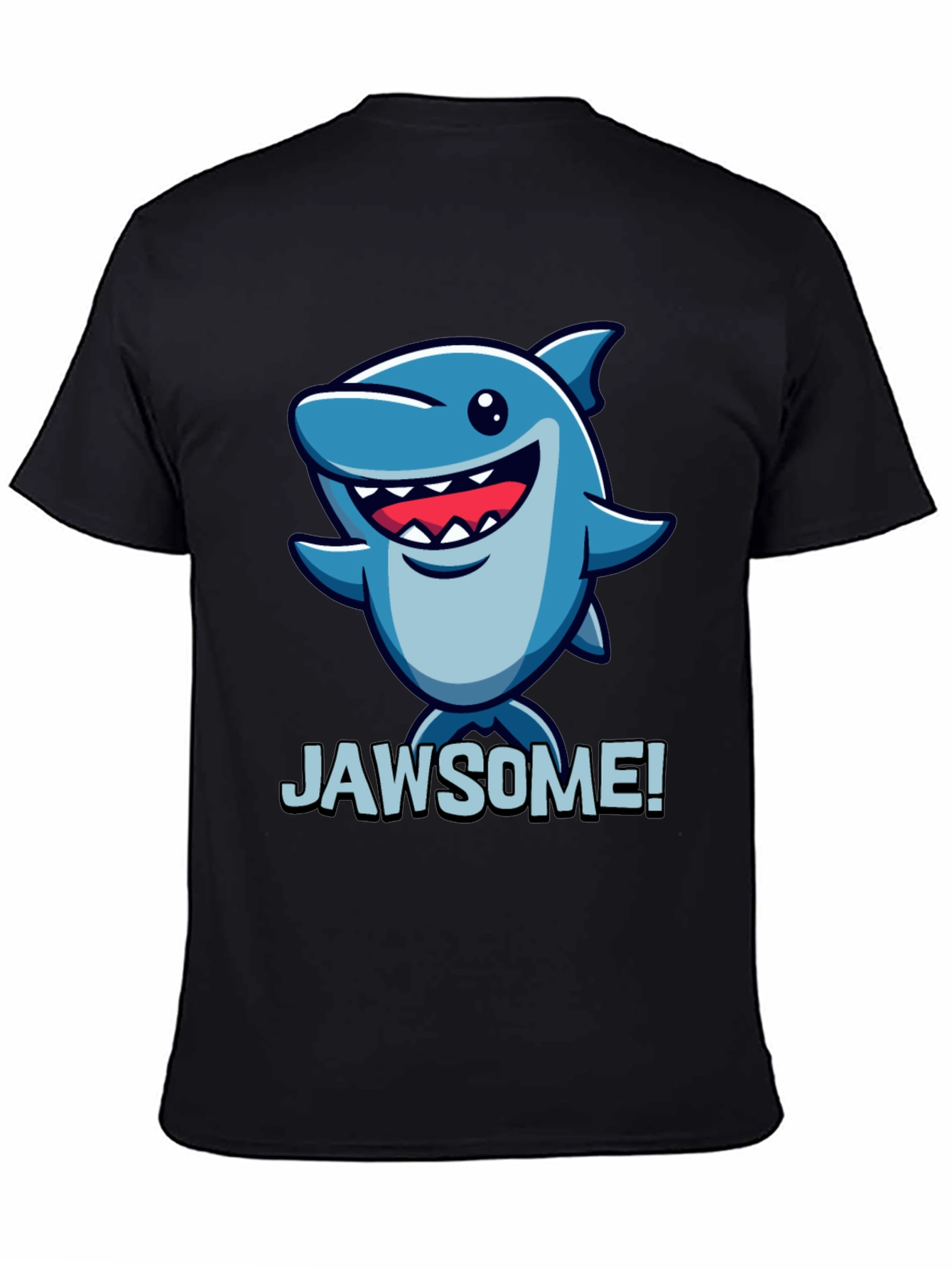 Jawsome Shark Graphic Tee - Black