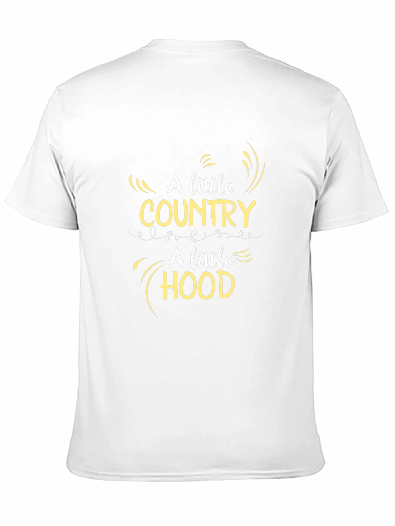 Country Hood Graphic Tee - Trendy Black T-Shirt