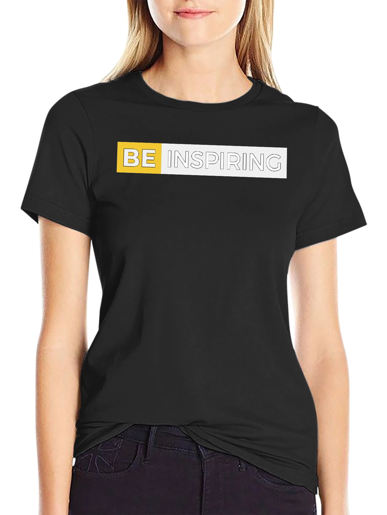 Be Inspiring Graphic Tee - Modern Comfort Fit