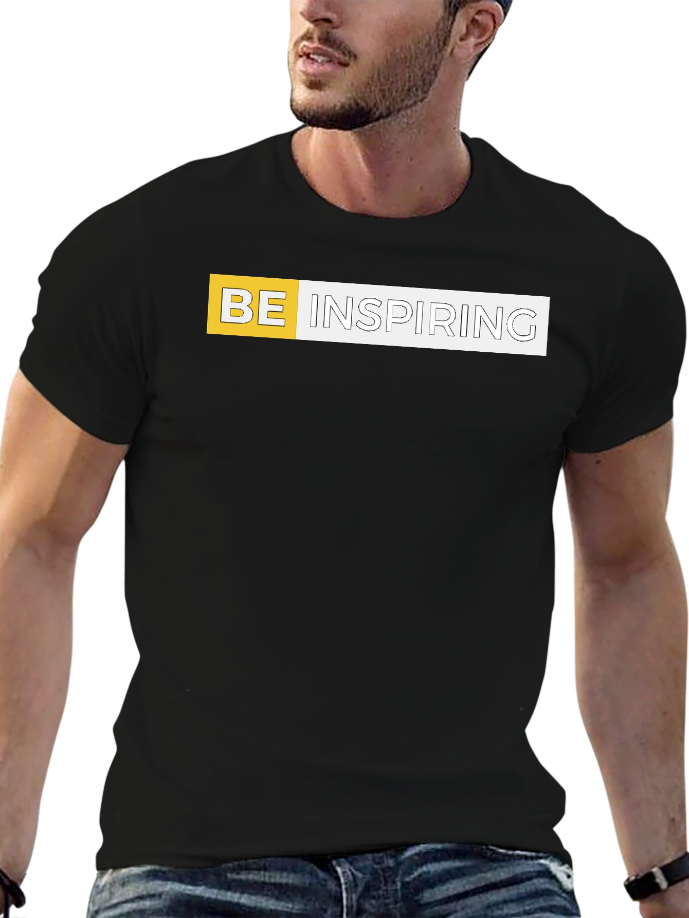 Be Inspiring Graphic Tee - Modern Comfort Fit