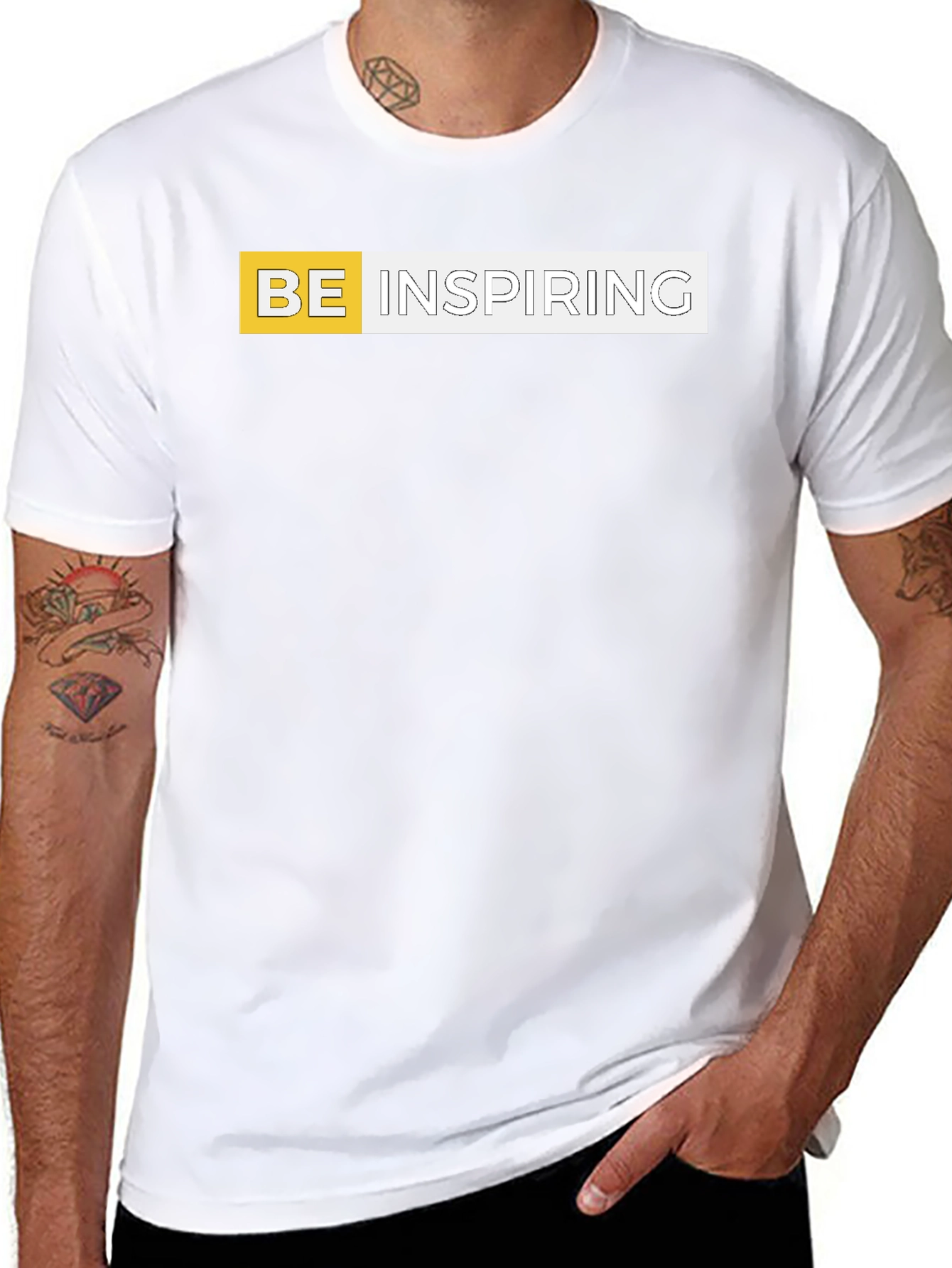 Be Inspiring Graphic Tee - Modern Comfort Fit