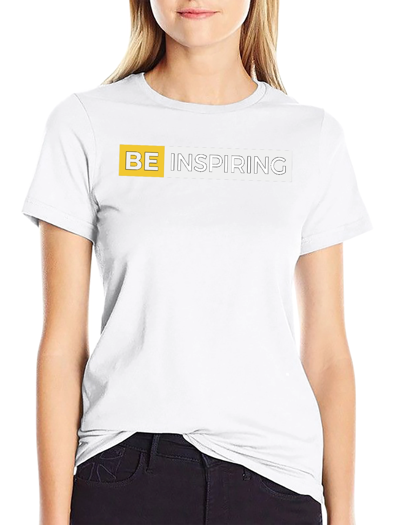 Be Inspiring Graphic Tee - Modern Comfort Fit