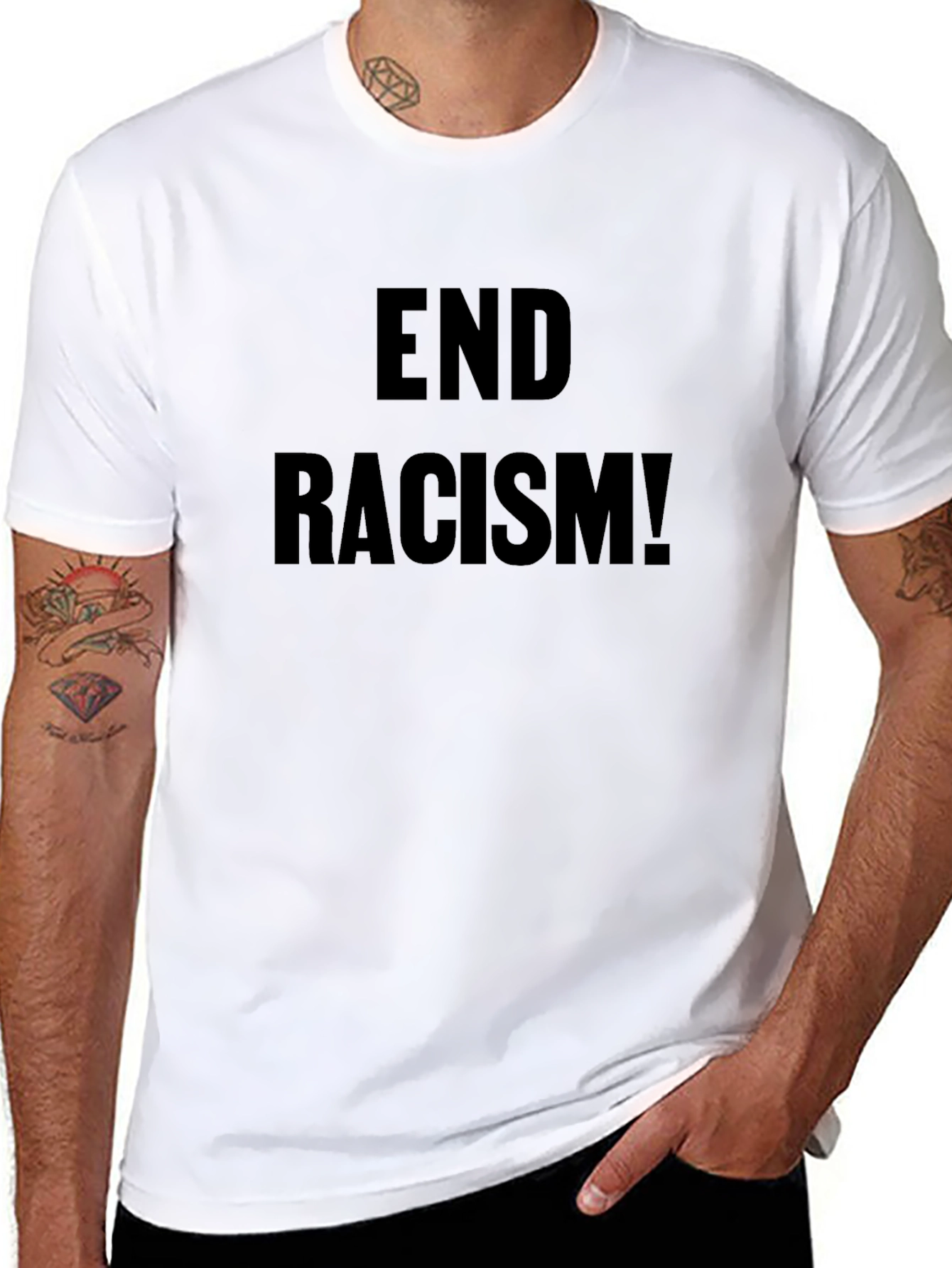 End Racism T-Shirt: Stand for Equality