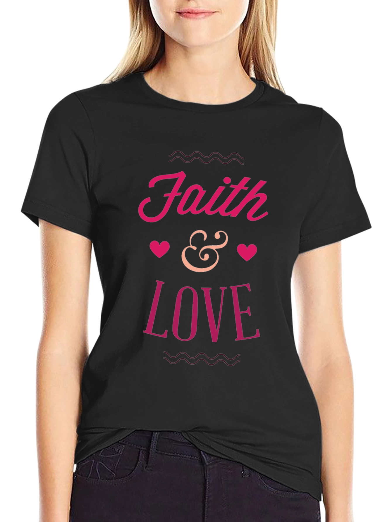 Faith & Love Graphic T-Shirt