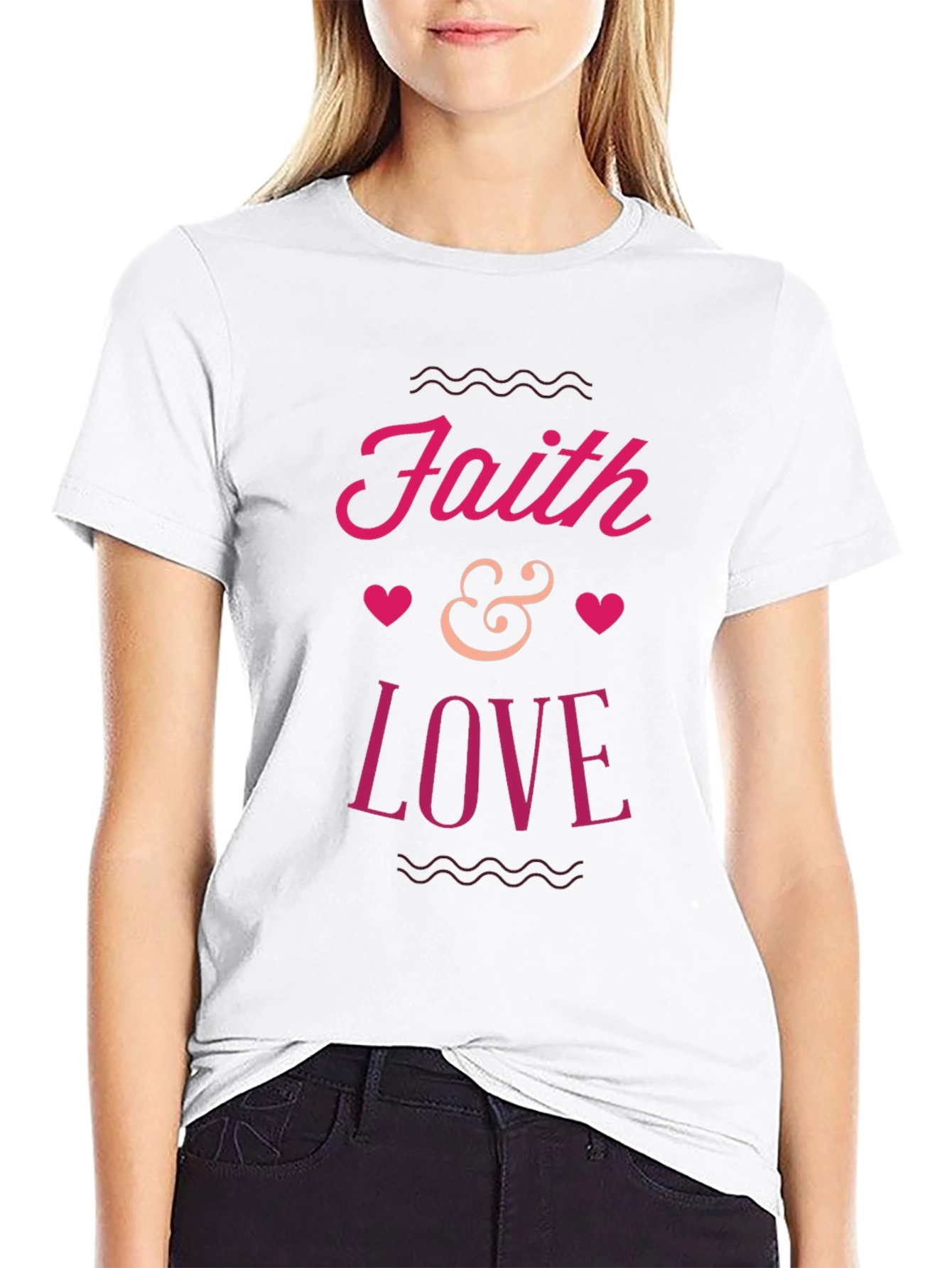 Faith & Love Graphic T-Shirt