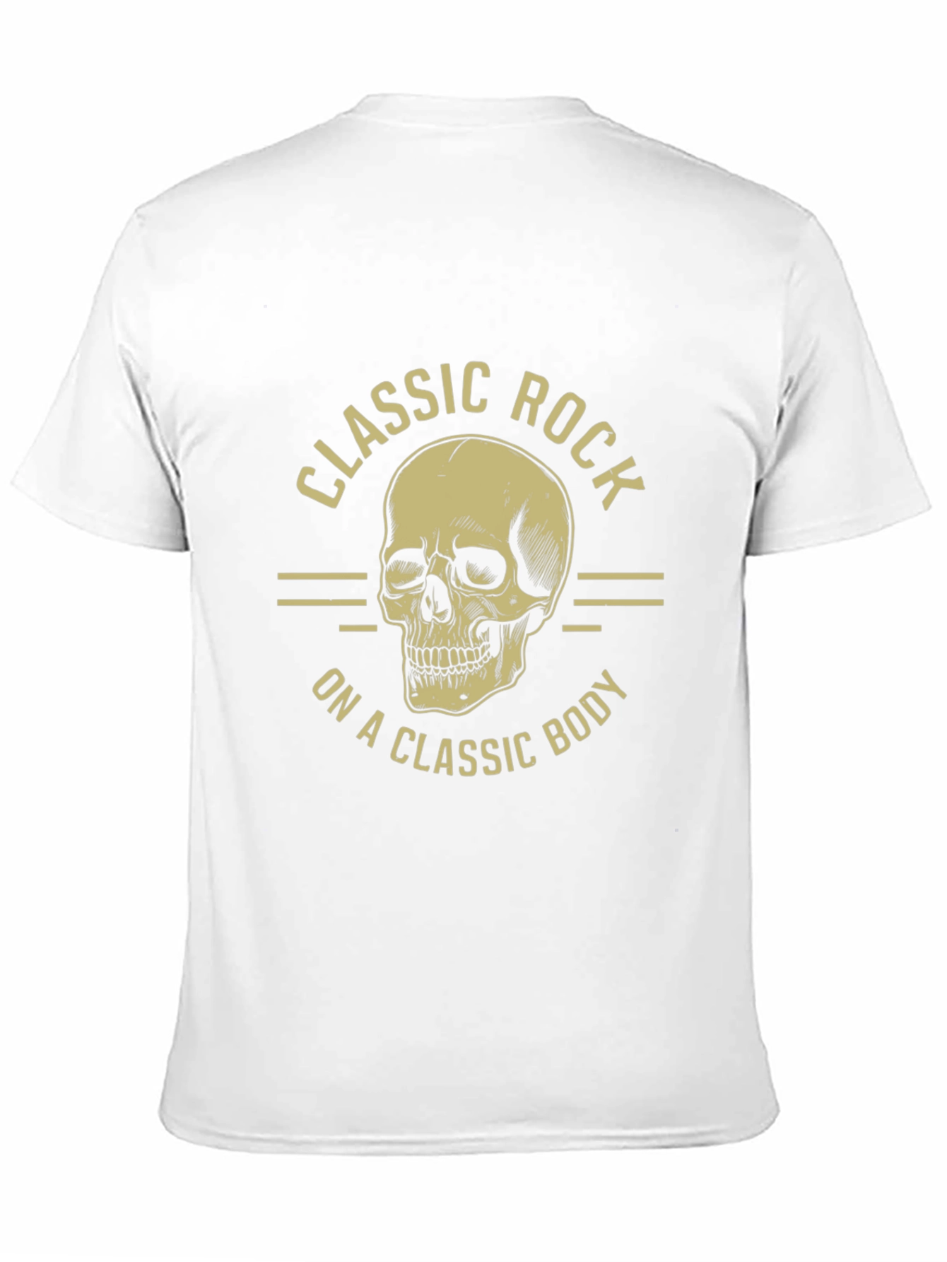 Classic Rock Skull Graphic T-Shirt